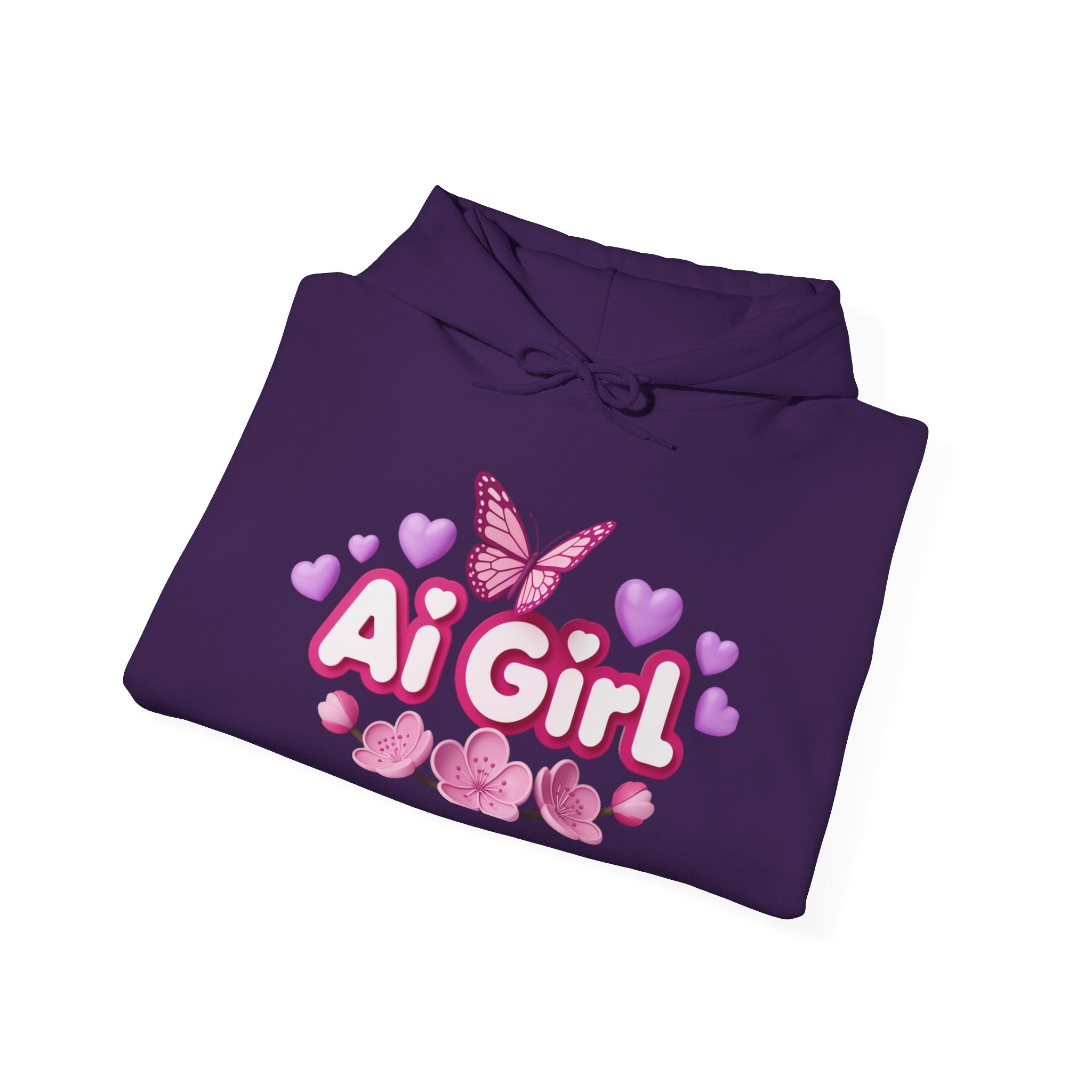 Ai Girl  "Cyber Cutie" Unisex Heavy Blend™ Hooded Sweatshirt