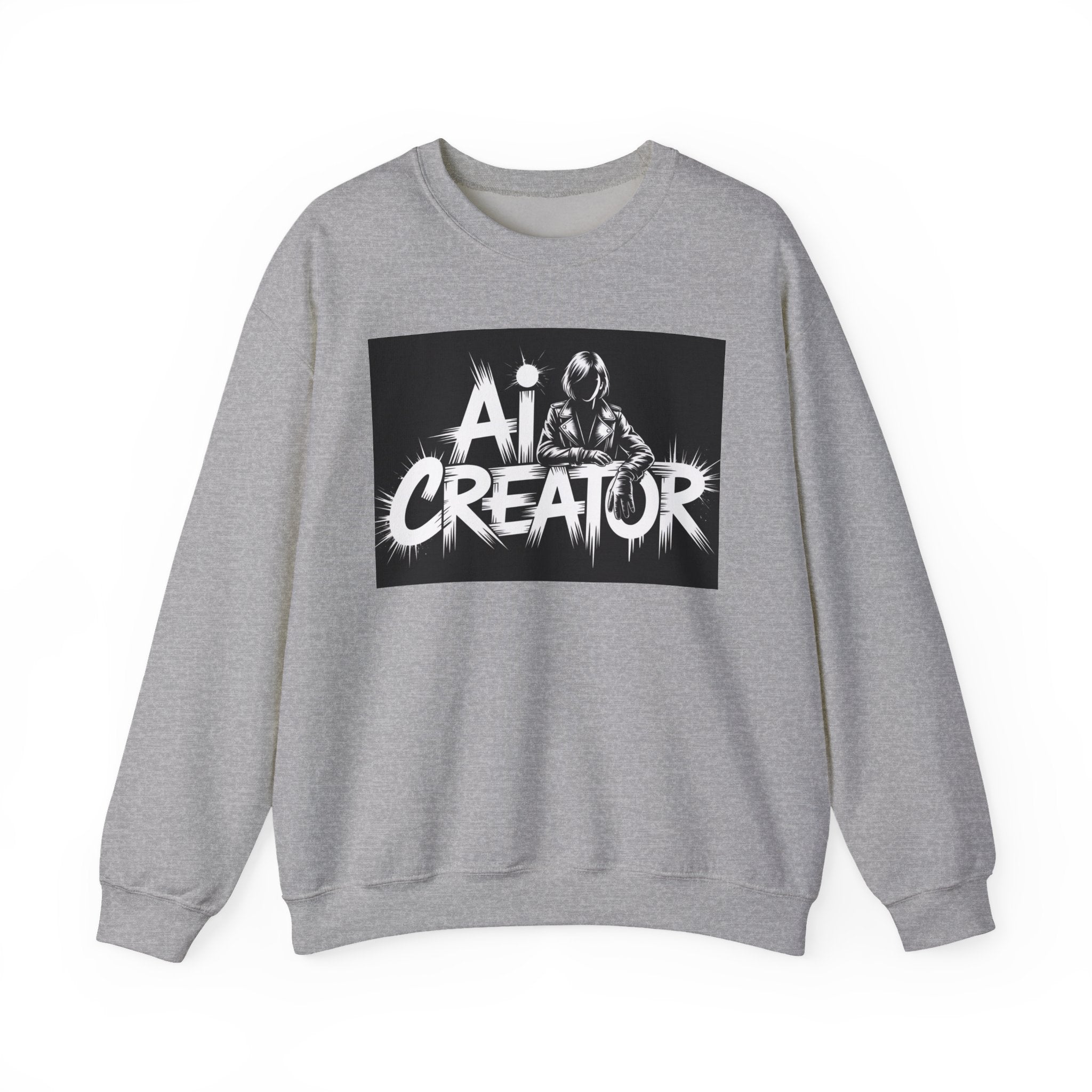AI Creator  "Digital Rebel" Unisex Heavy Blend™ Crewneck Sweatshirt