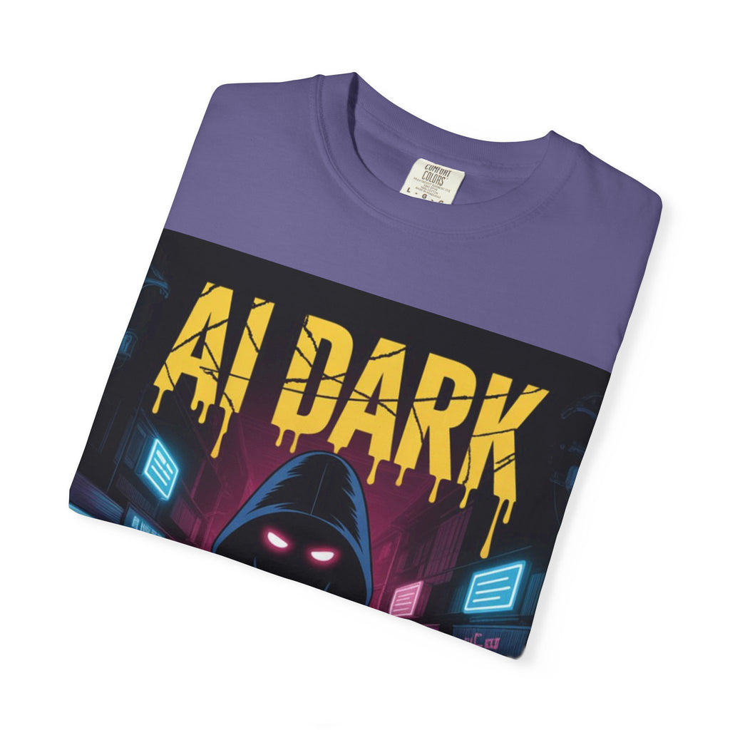AI DARK  “Night Signal”  Unisex Garment-Dyed T-shirt