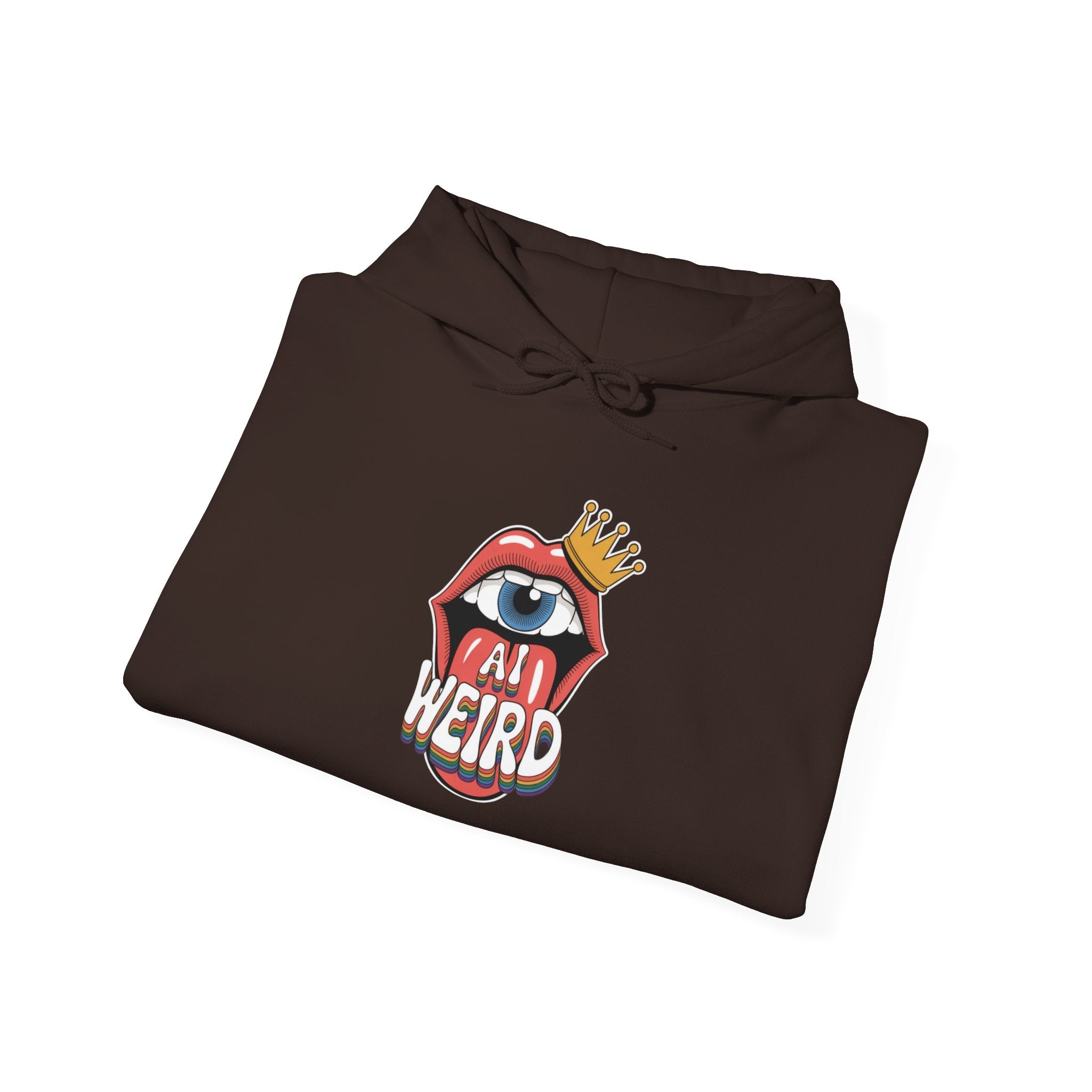 Ai Weird  "Royal Oddbyte" Unisex Heavy Blend™ Hooded Sweatshirt