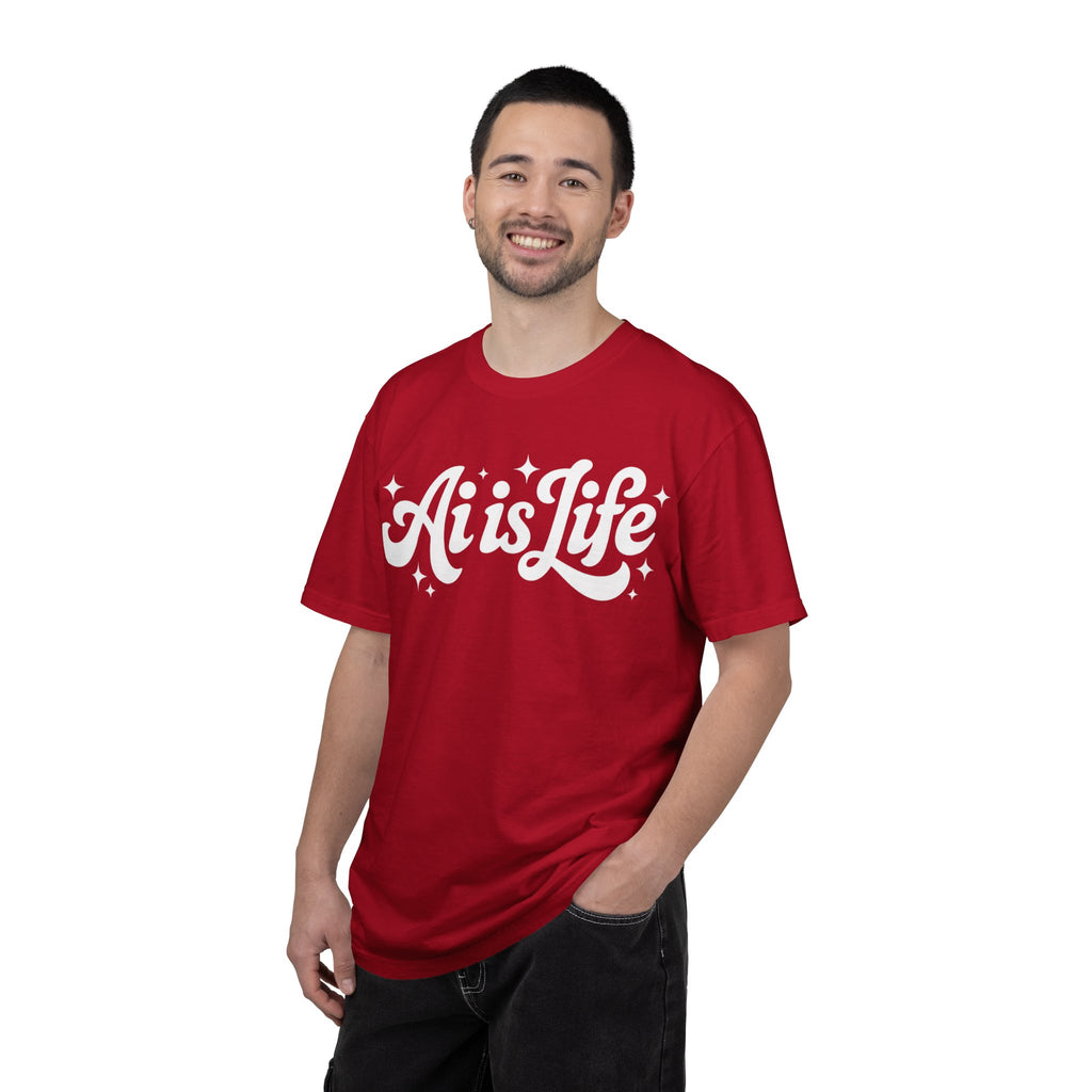 Ai is Life  "TechFlow Energy" Unisex Garment-Dyed T-shirt