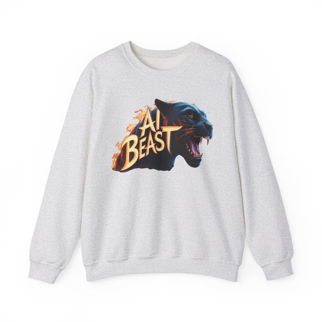 AI BEAST  "Wildfire Algorithm" Unisex Heavy Blend™ Crewneck Sweatshirt