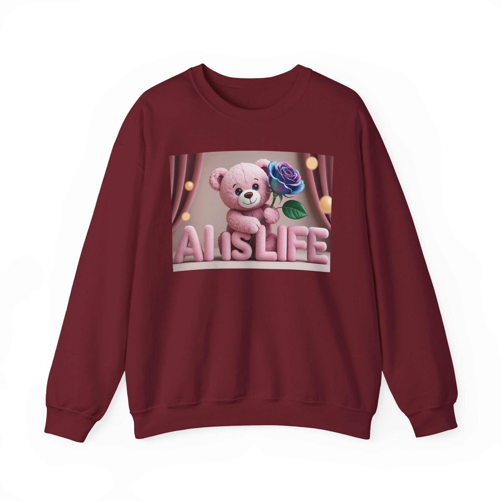 AI IS LIFE  "CUTE CIRCUIT" Unisex Heavy Blend™ Crewneck Sweatshirt