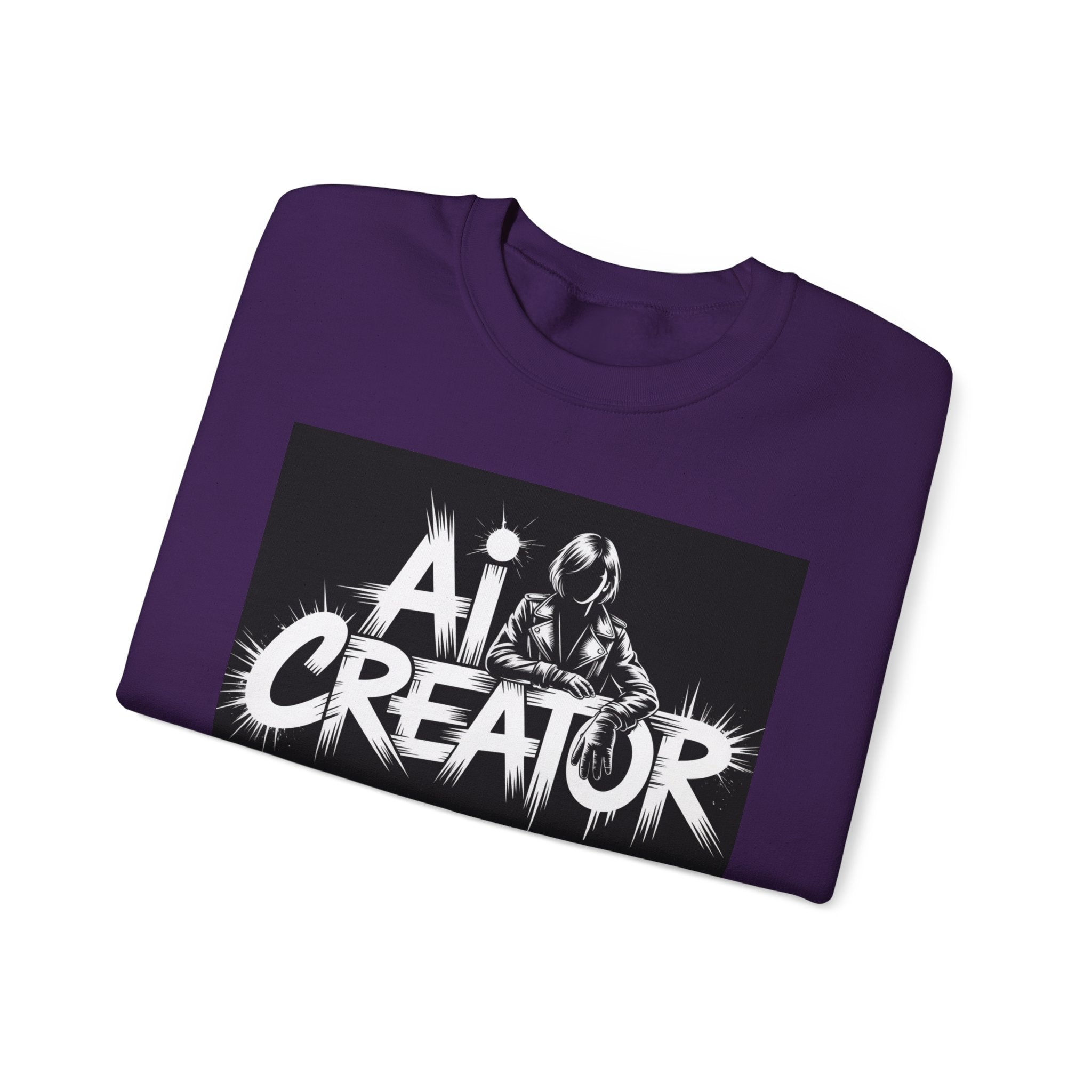 AI Creator  "Digital Rebel" Unisex Heavy Blend™ Crewneck Sweatshirt