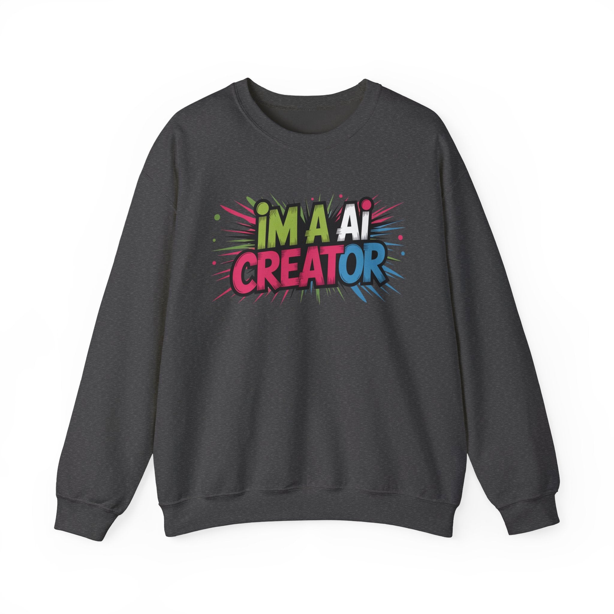 AI Creator  "Code Splash" Unisex Heavy Blend™ Crewneck Sweatshirt