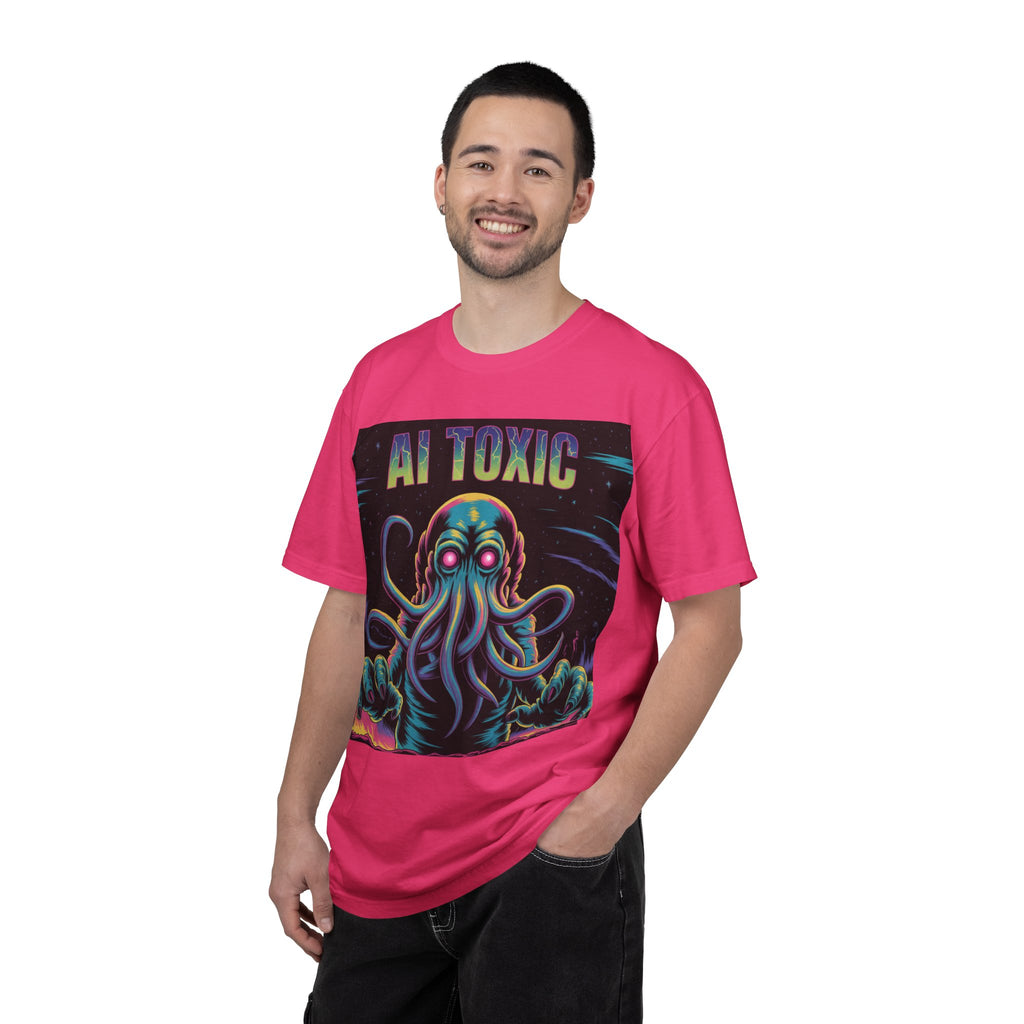 AI TOXIC  "Data Overlord" Unisex Garment-Dyed T-shirt