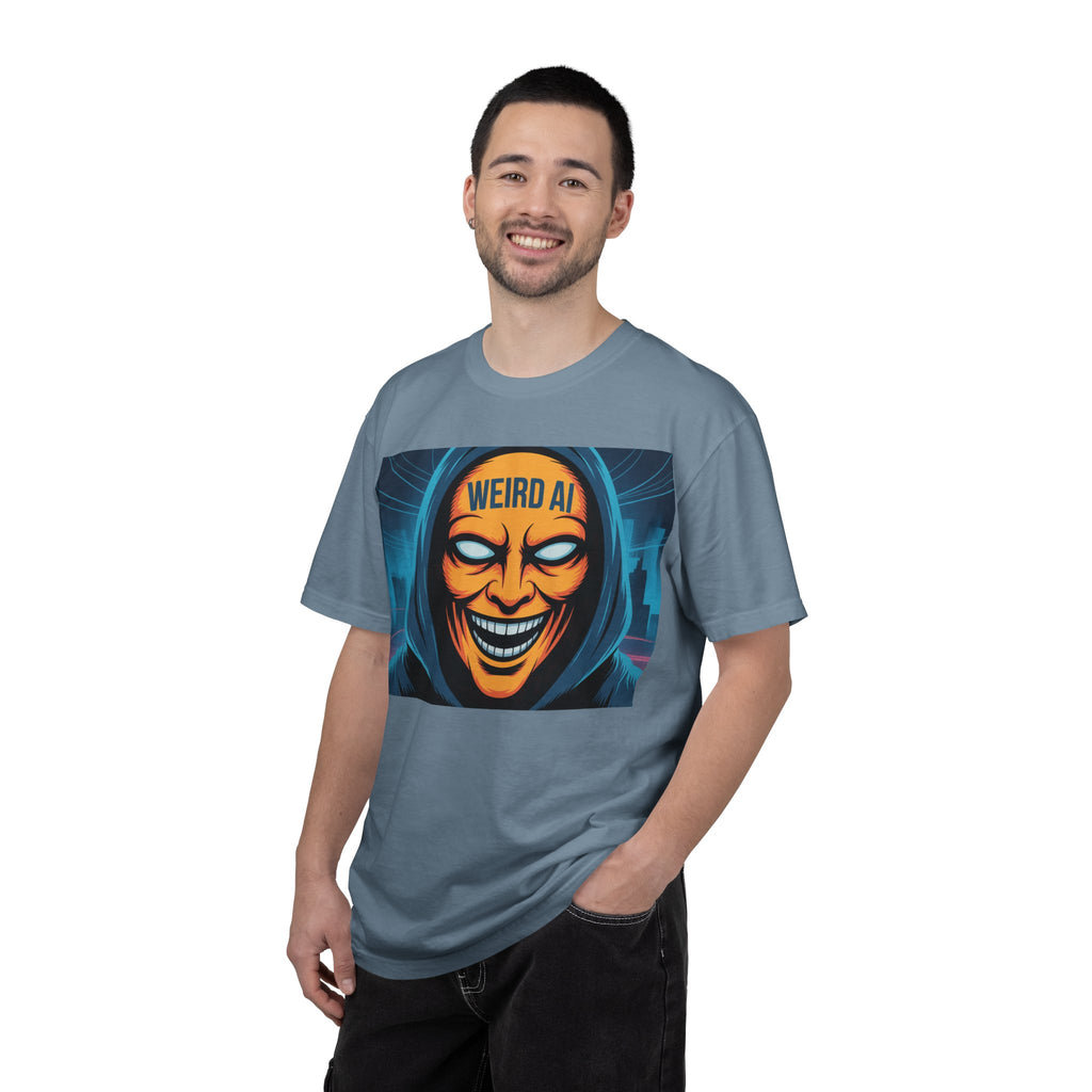 Weird AI "Masked Mode" Unisex Garment-Dyed T-shirt