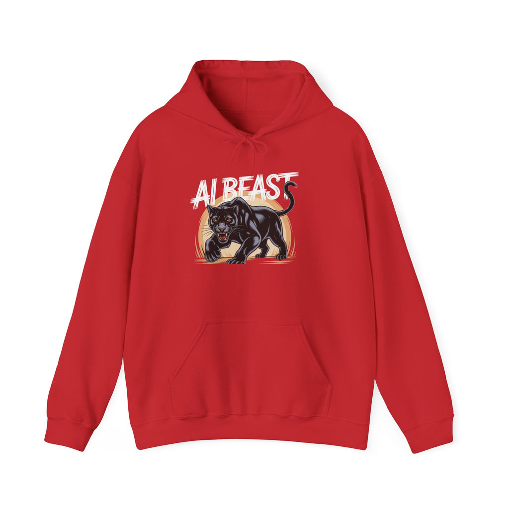 AI BEAST "Midnight Matrix" Unisex Heavy Blend™ Hooded Sweatshirt