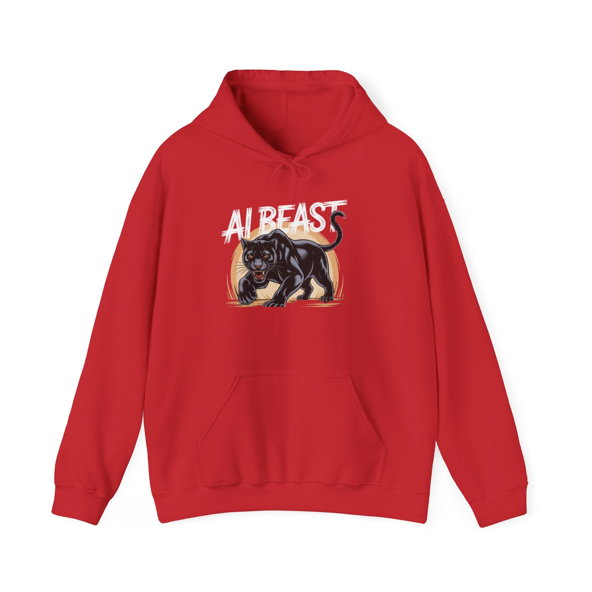 AI BEAST "Midnight Matrix" Unisex Heavy Blend™ Hooded Sweatshirt