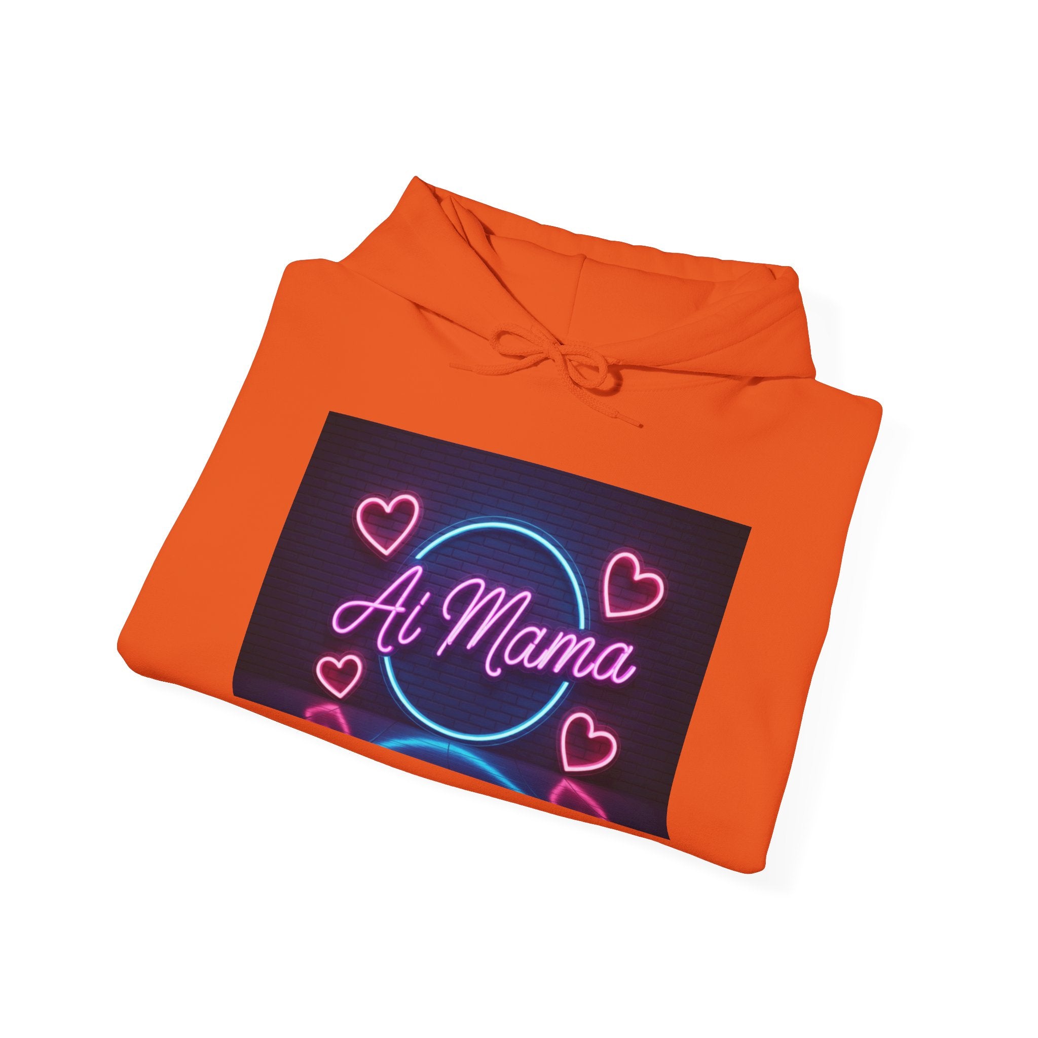 AI MAMA  “Electric Love Loop”  Unisex Heavy Blend™ Hooded Sweatshirt