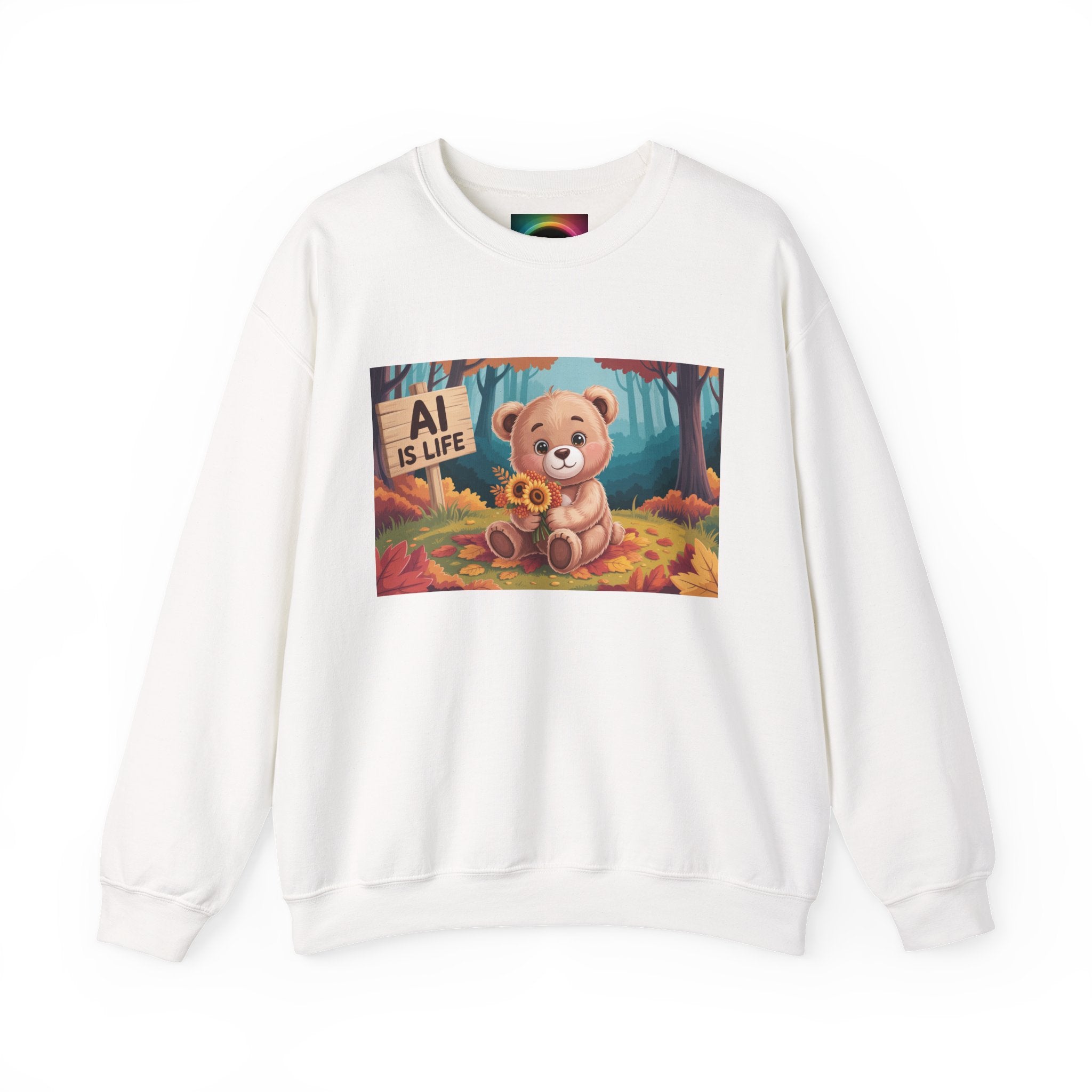 AI IS LIFE  " Cuddle Code "   Unisex Heavy Blend™ Crewneck Sweatshirt