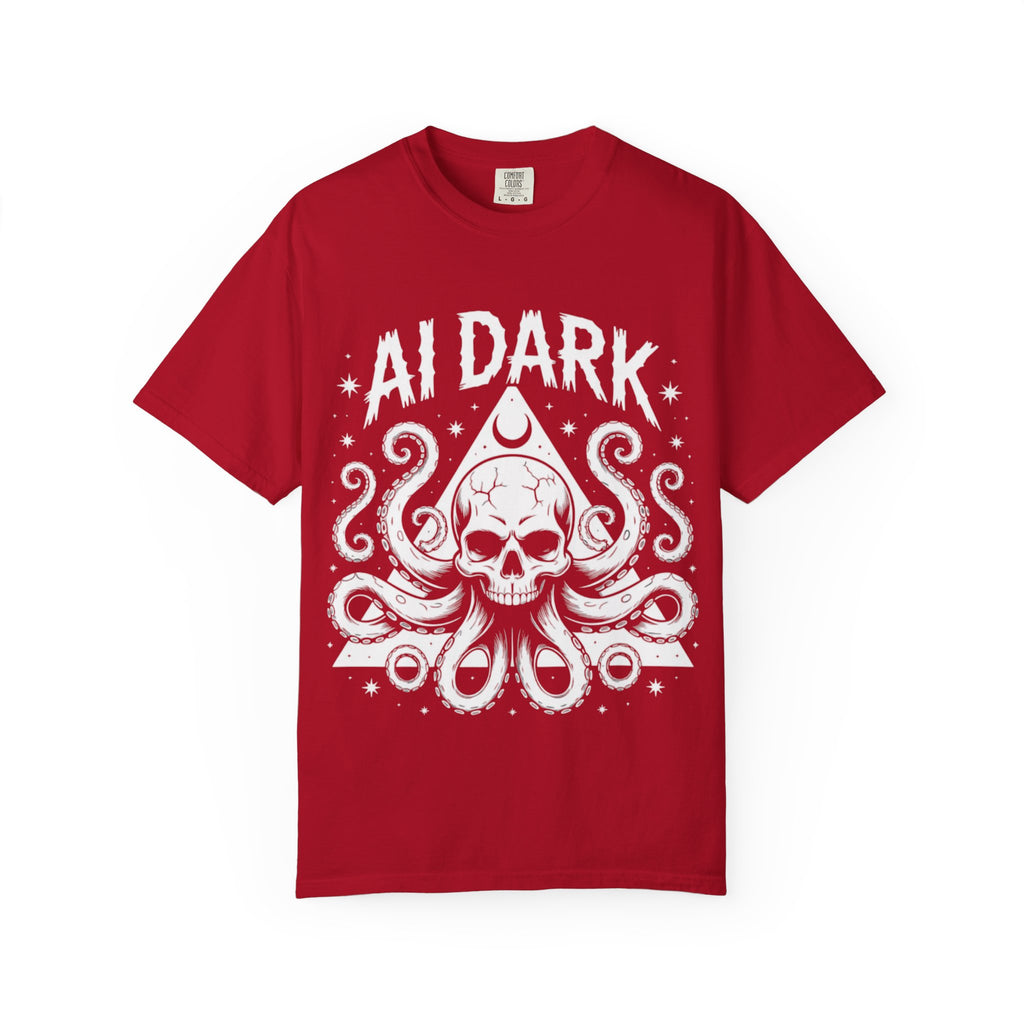 AI Dark  "Nightmare Network"  Unisex Garment-Dyed T-shirt