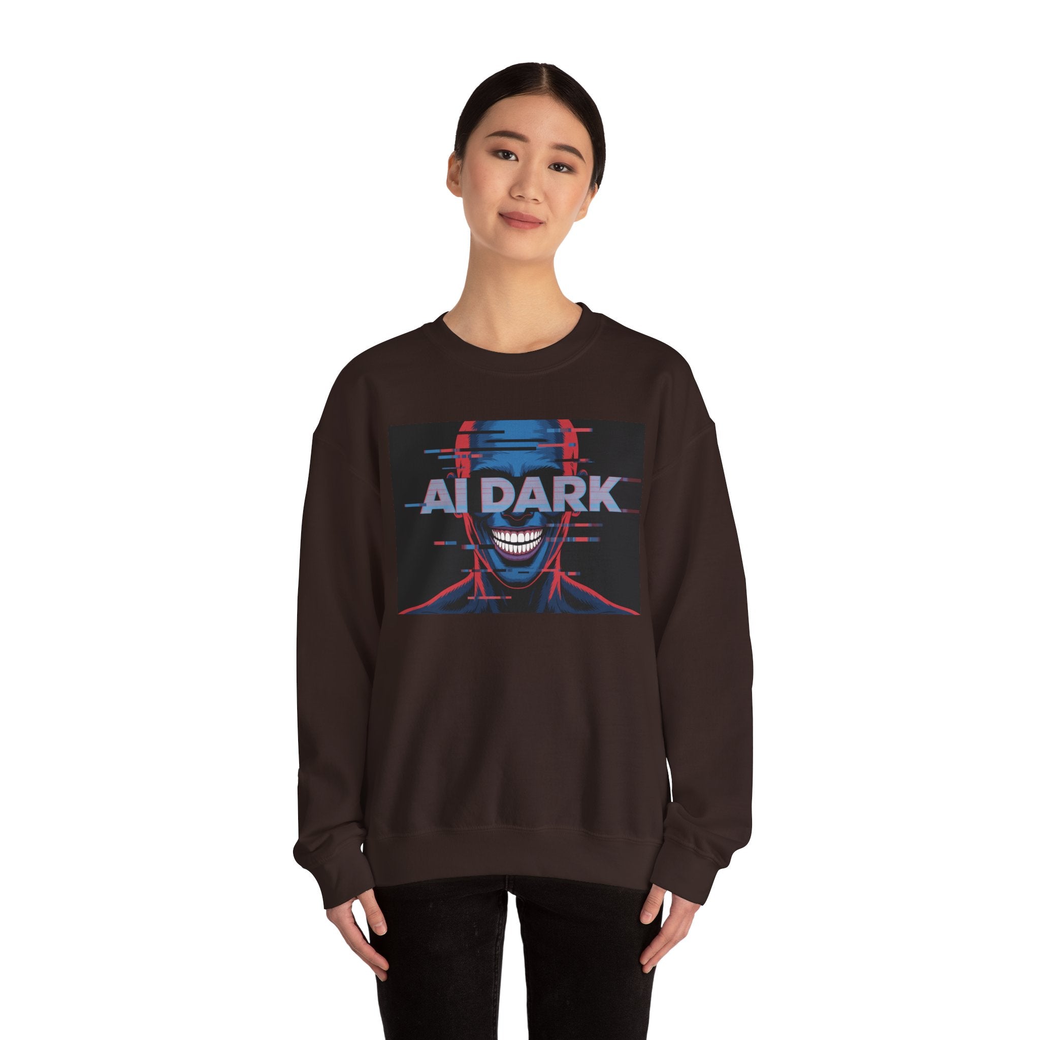 AI DARK  " Deepcore Distortion "  unisex Heavy Blend™ Crewneck Sweatshirt