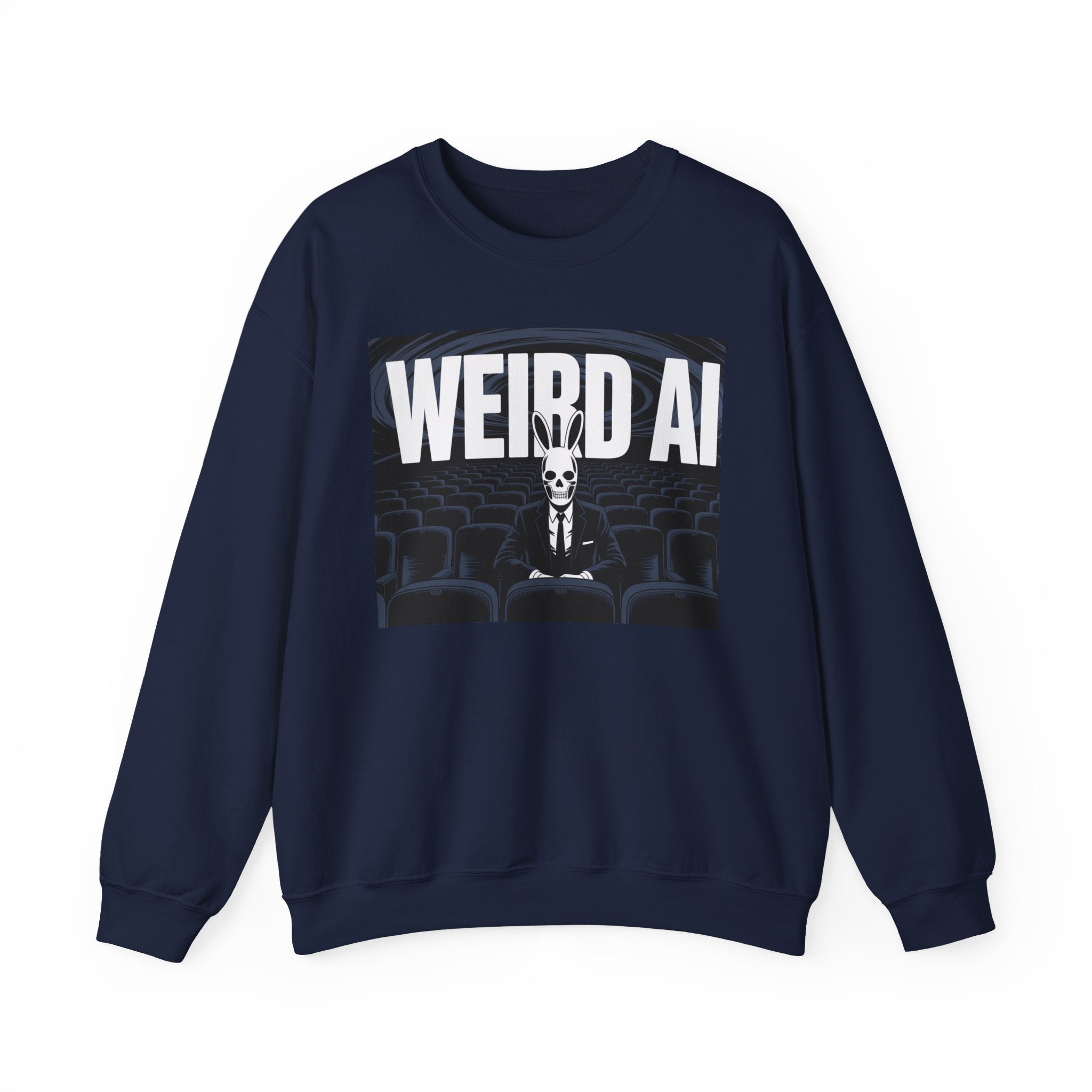 WEIRD AI " Backrooms Theater "  Unisex Heavy Blend™ Crewneck Sweatshirt