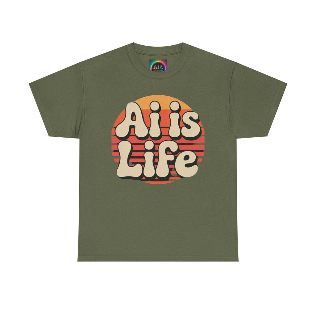 Ali Is Life "SUNSET CIRCUITRY" Retro Graphic T-Shirt