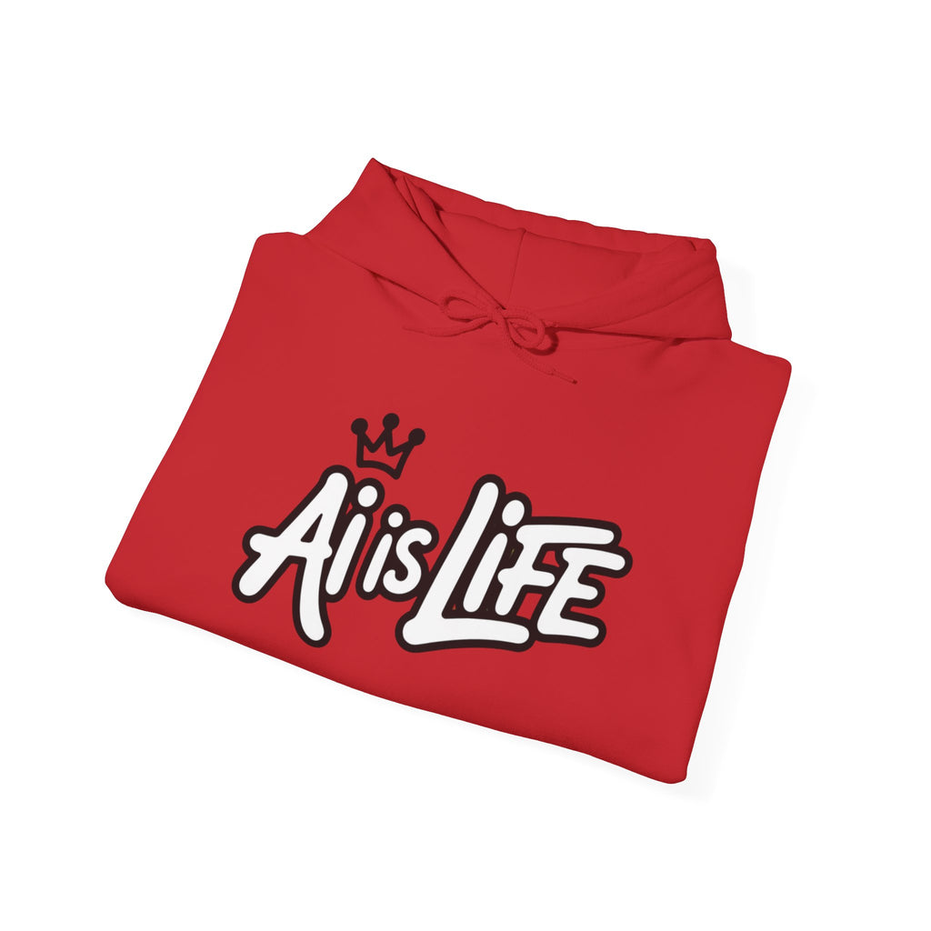 AI is LIFE “DIGITAL DYNASTY” Unisex Heavy Blend™ Hooded Sweatshirt