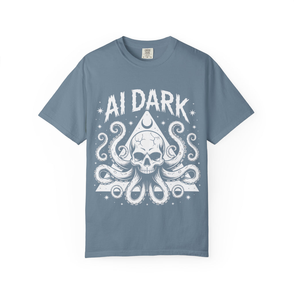 AI Dark  "Nightmare Network"  Unisex Garment-Dyed T-shirt