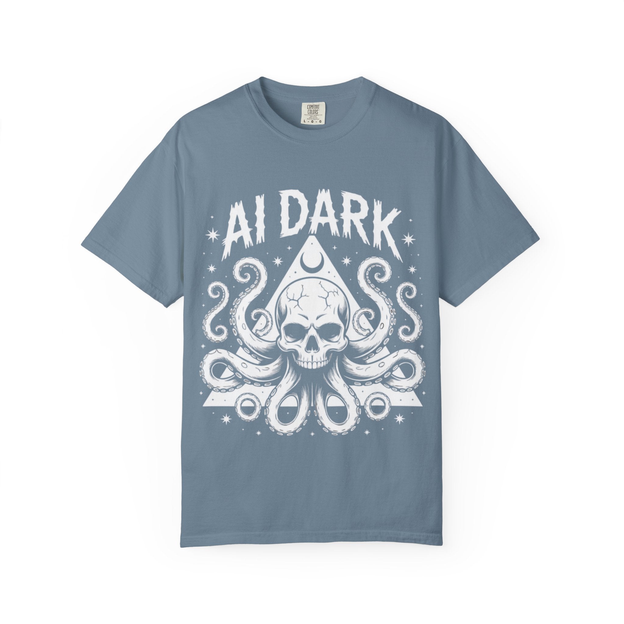 AI Dark  "Nightmare Network"  Unisex Garment-Dyed T-shirt