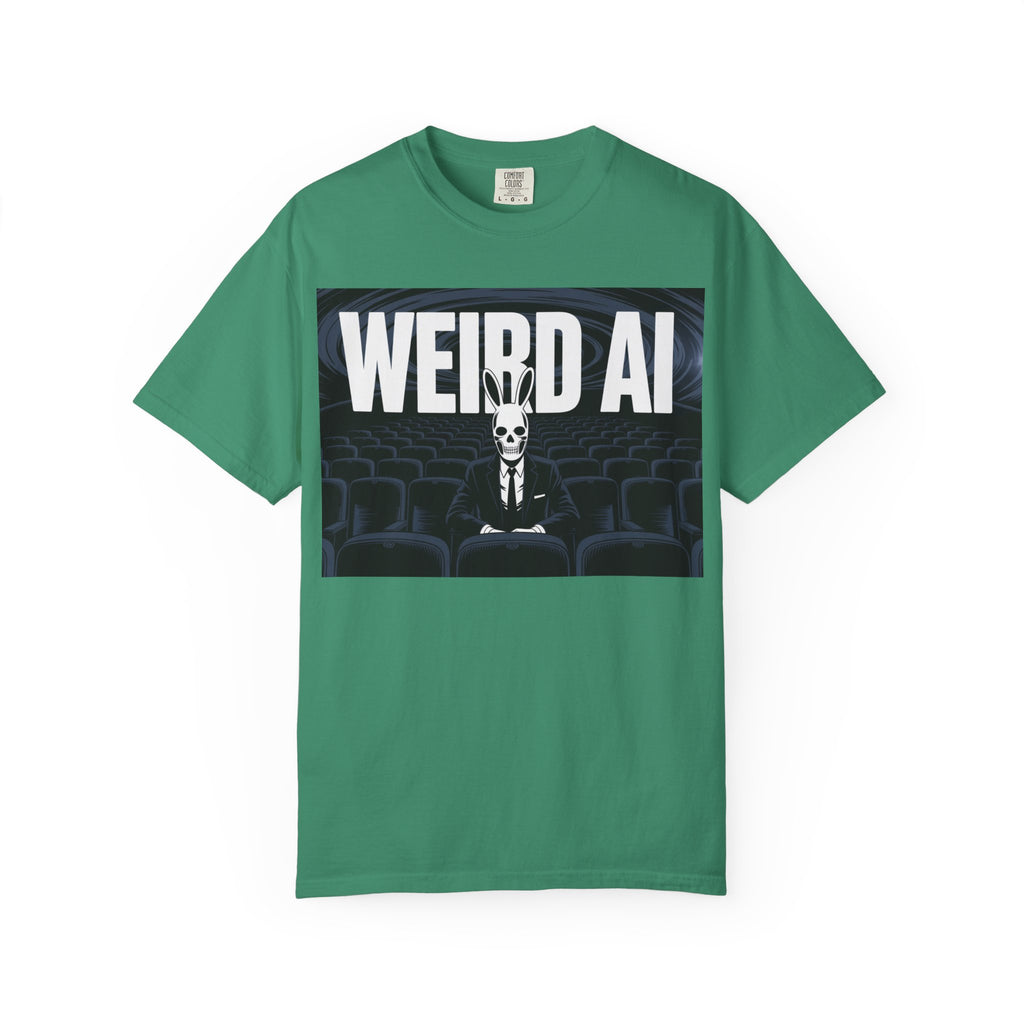 WEIRD AI  " Backrooms Theater " Unisex Garment-Dyed T-shirt