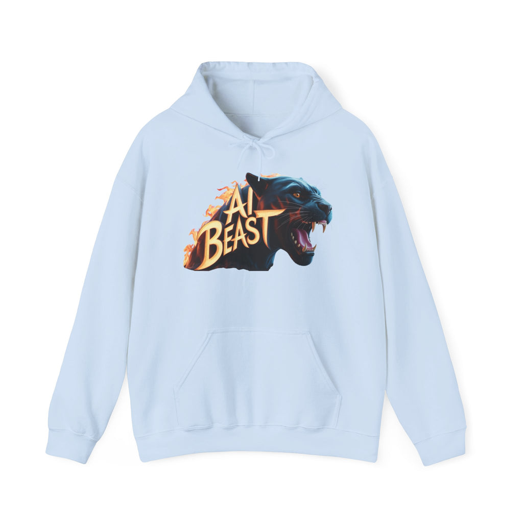 AI BEAST  "Wildfire Algorithm" Unisex Heavy Blend™ Hooded Sweatshirt