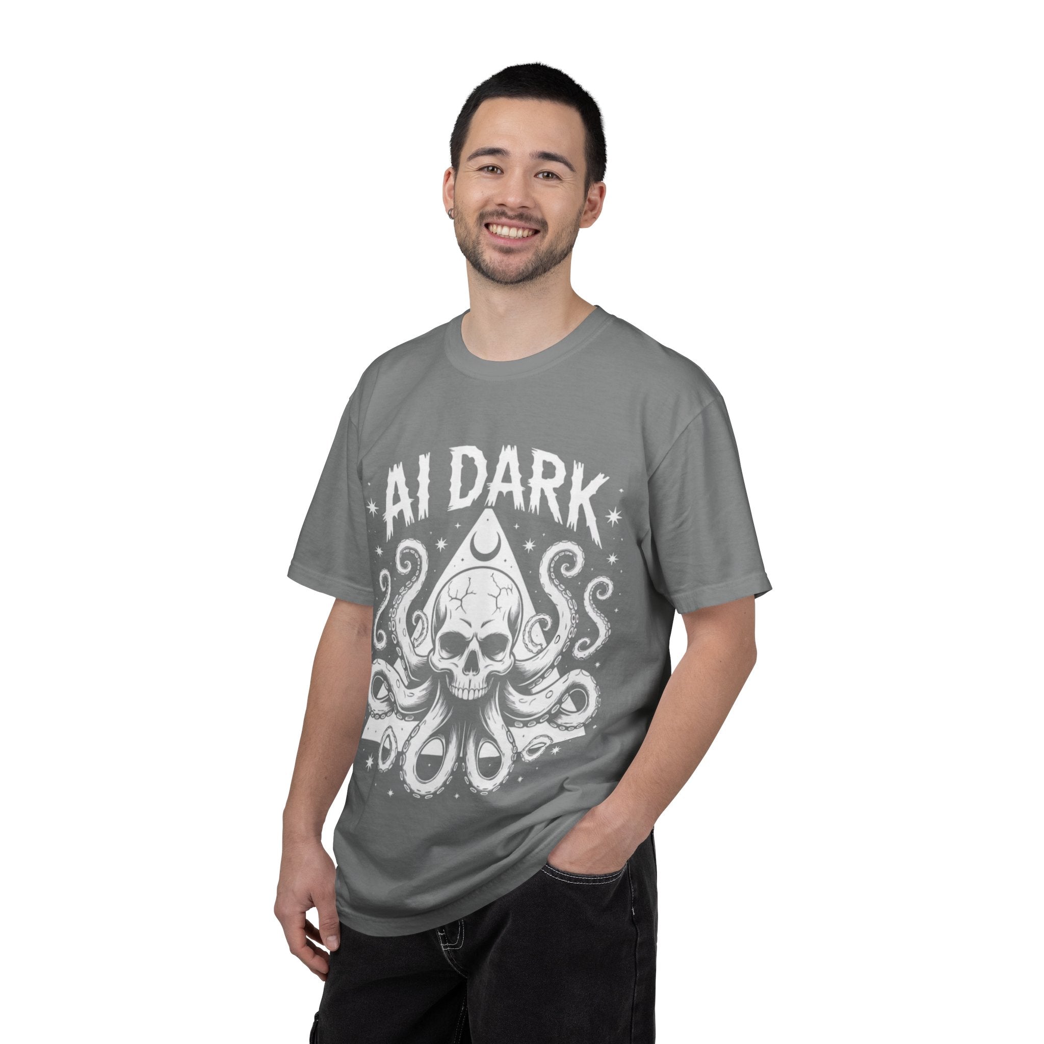 AI Dark  "Nightmare Network"  Unisex Garment-Dyed T-shirt