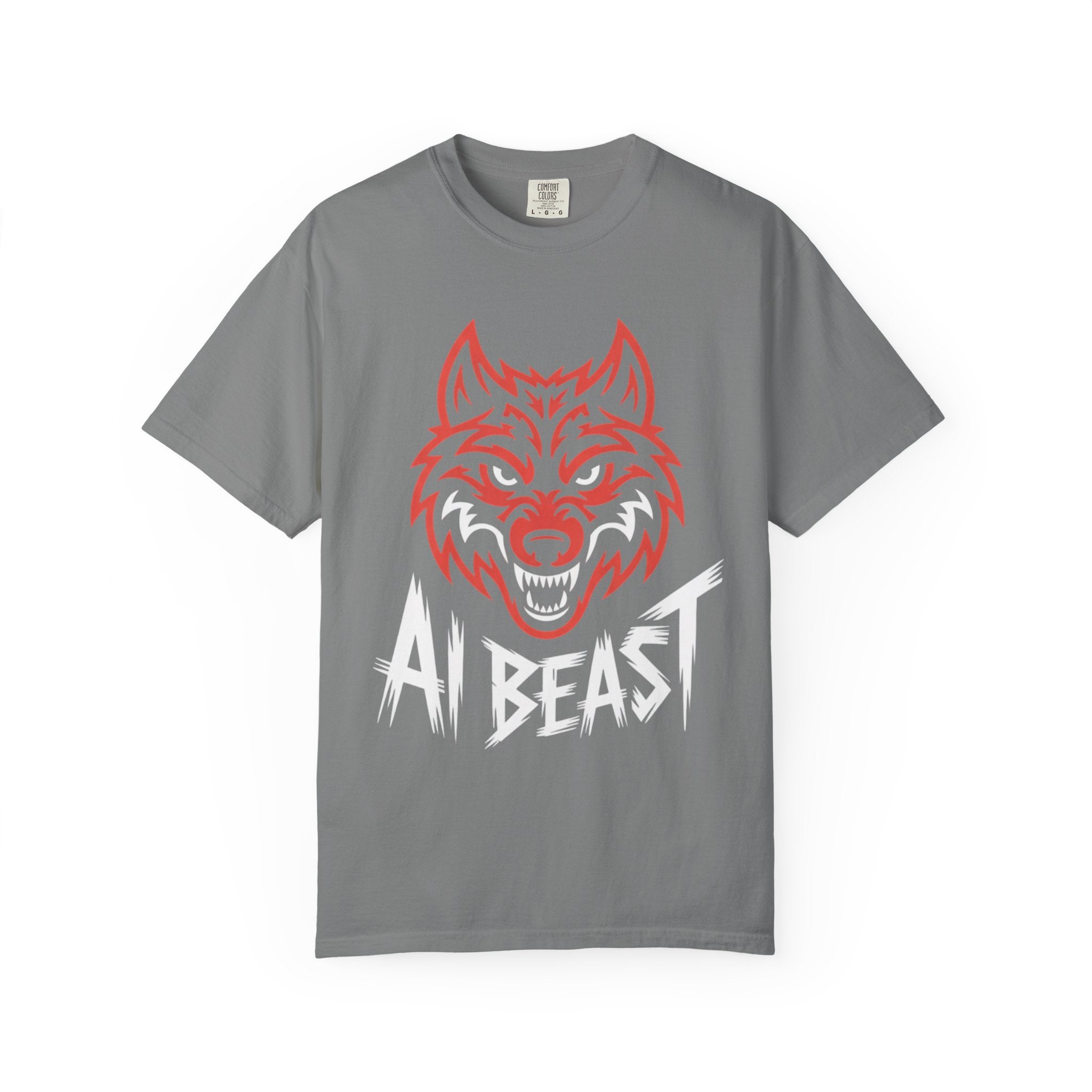 AI BEAST " Alpha Mode "  Unisex Garment-Dyed T-shirt