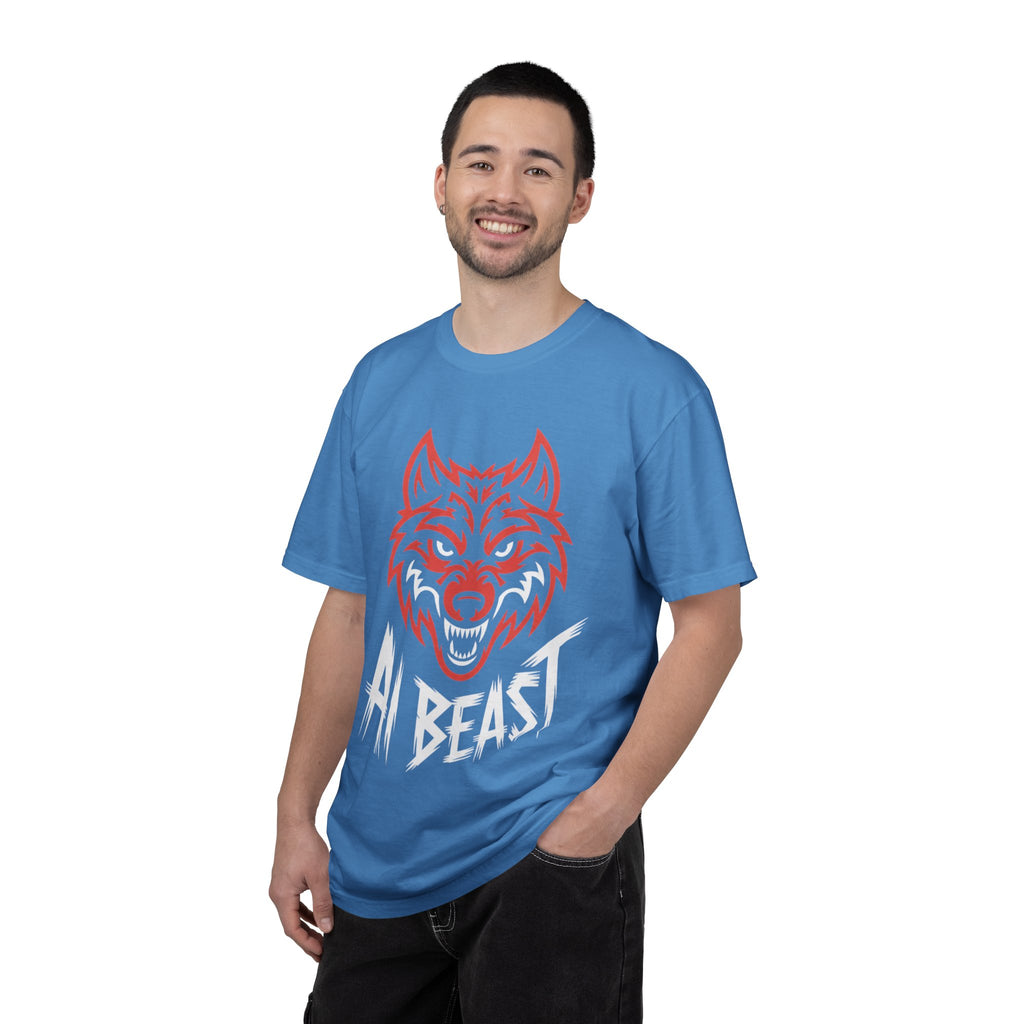 AI BEAST " Alpha Mode "  Unisex Garment-Dyed T-shirt
