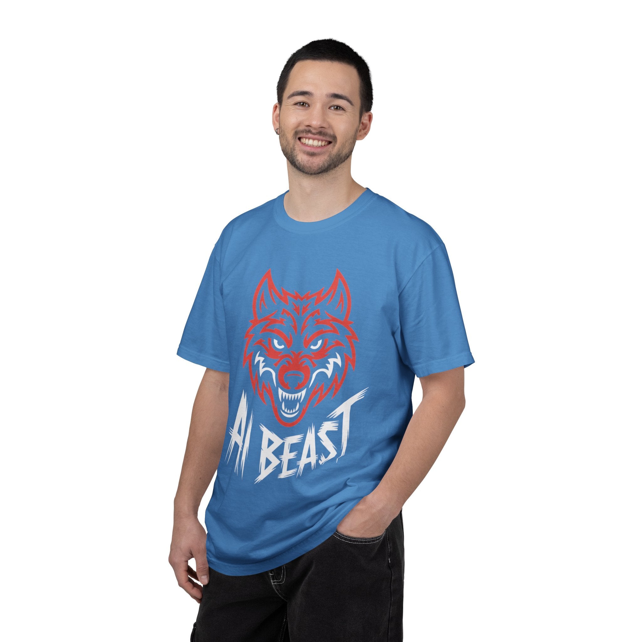 AI BEAST " Alpha Mode "  Unisex Garment-Dyed T-shirt