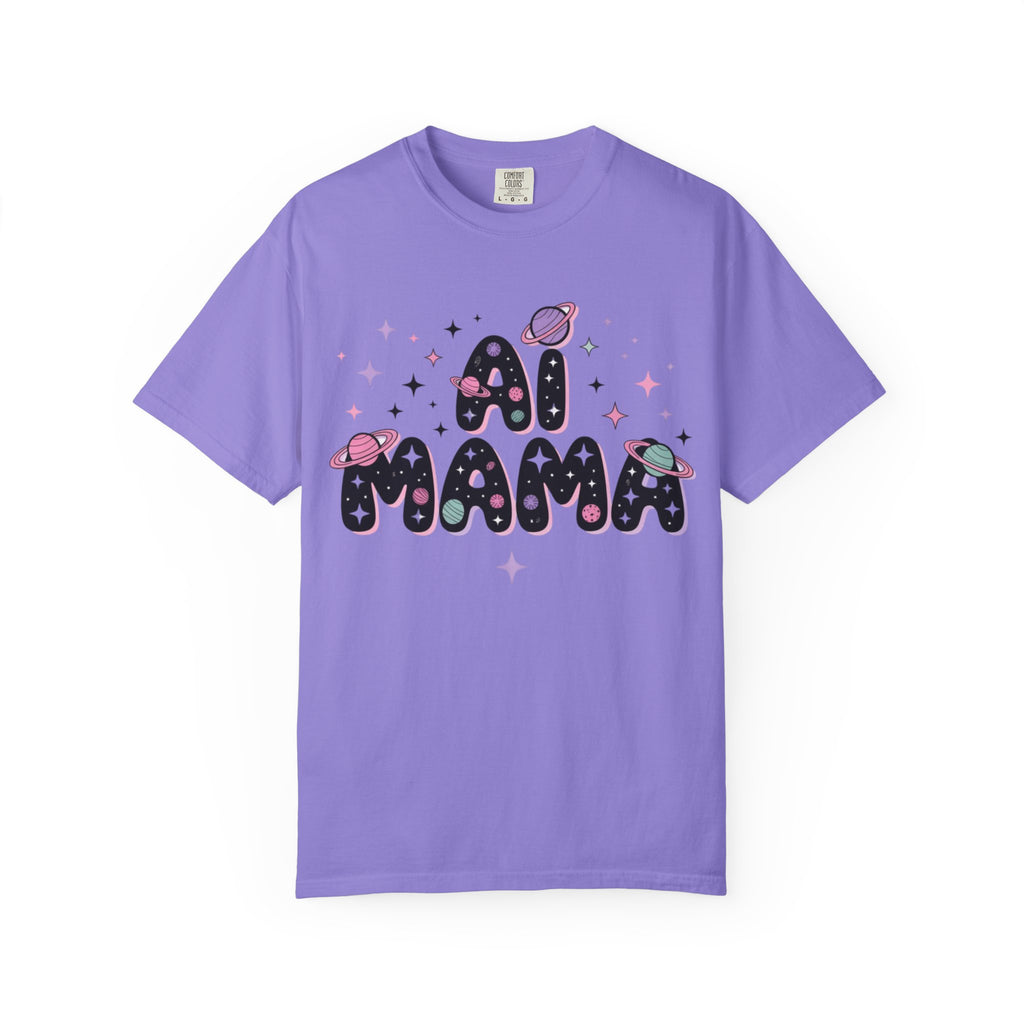 AI Mama "Digital Daydreamer" Unisex Garment-Dyed T-shirt