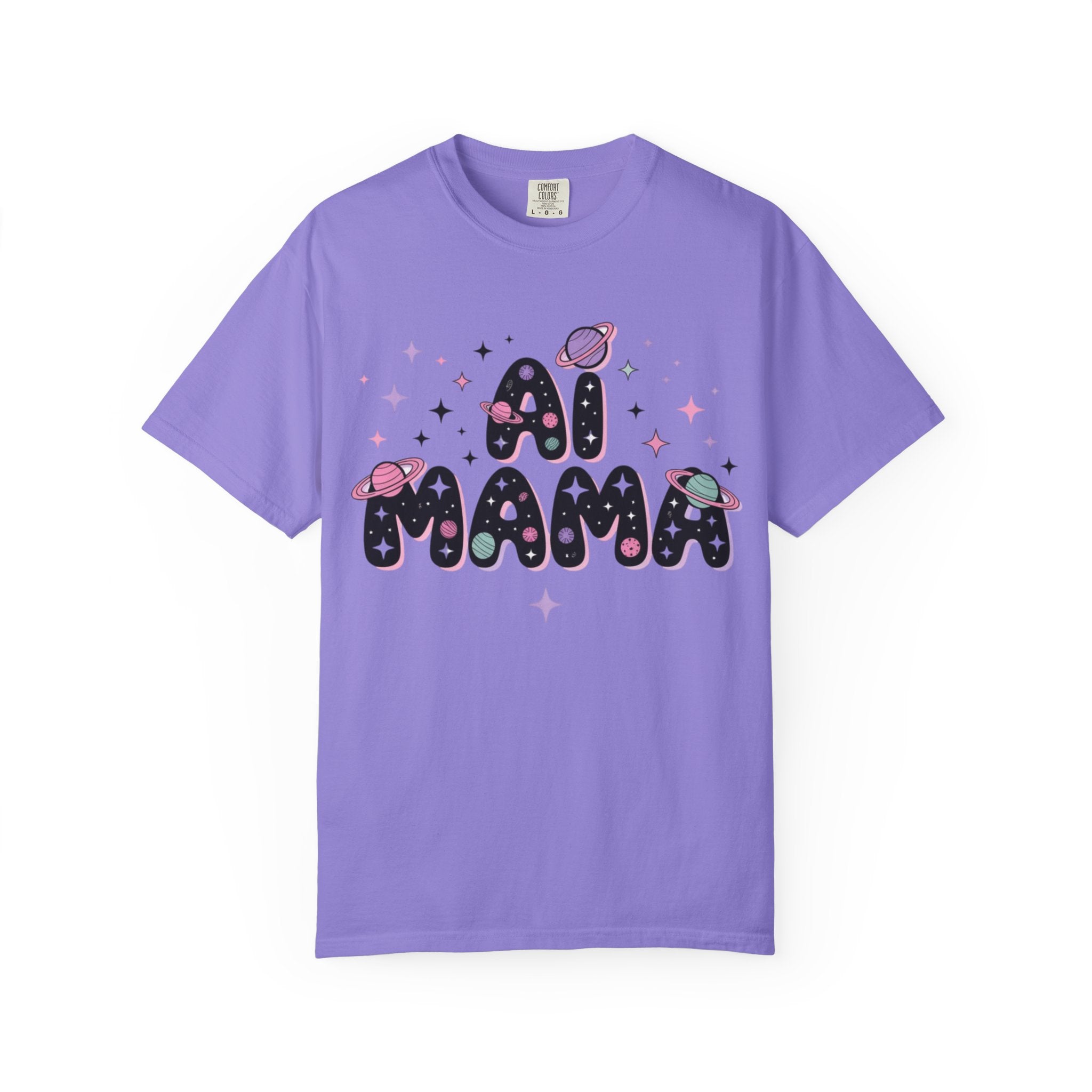 AI Mama "Digital Daydreamer" Unisex Garment-Dyed T-shirt