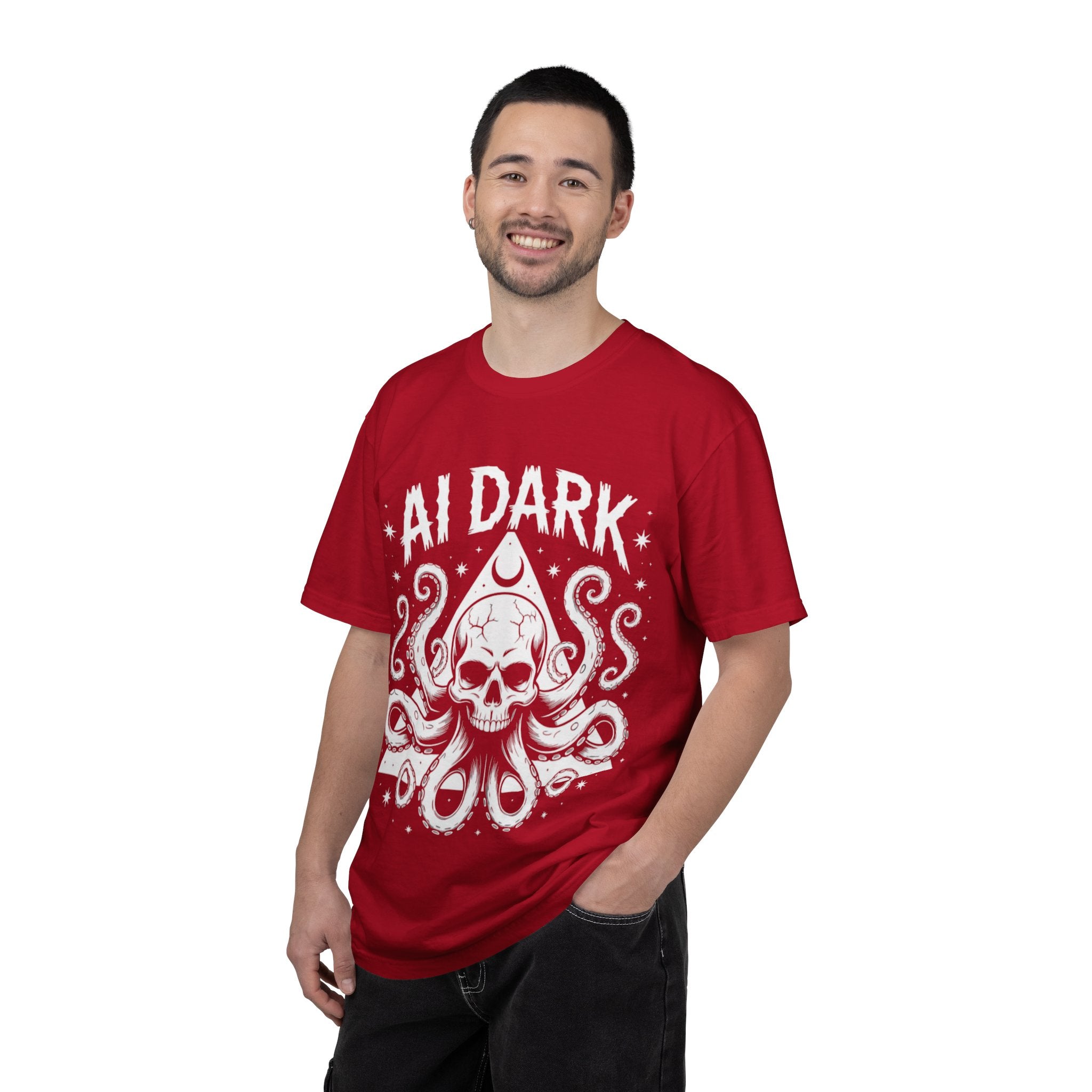 AI Dark  "Nightmare Network"  Unisex Garment-Dyed T-shirt