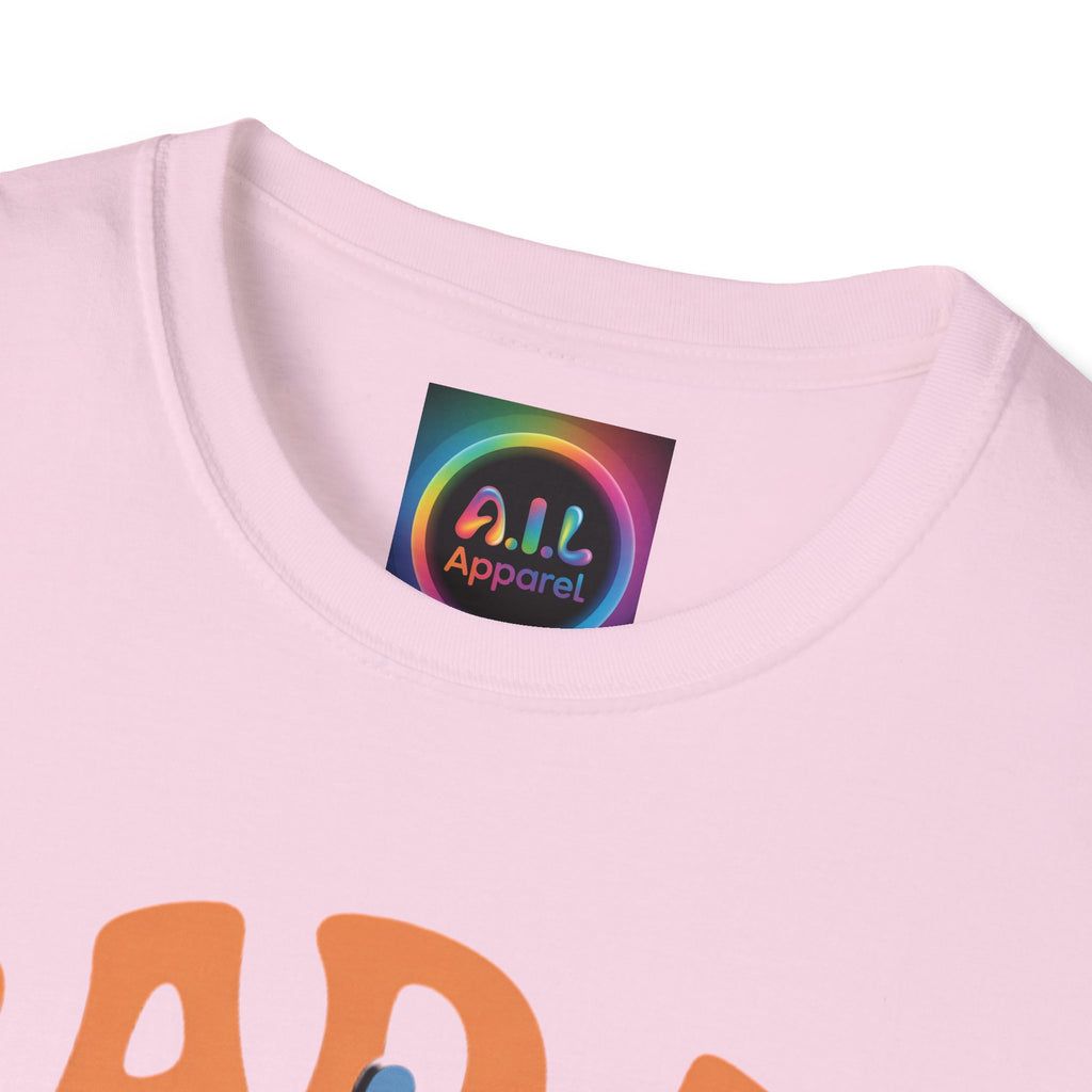 Bad AI Graphic T-Shirt — Middle Finger Skeleton Hand with Smiley Faces