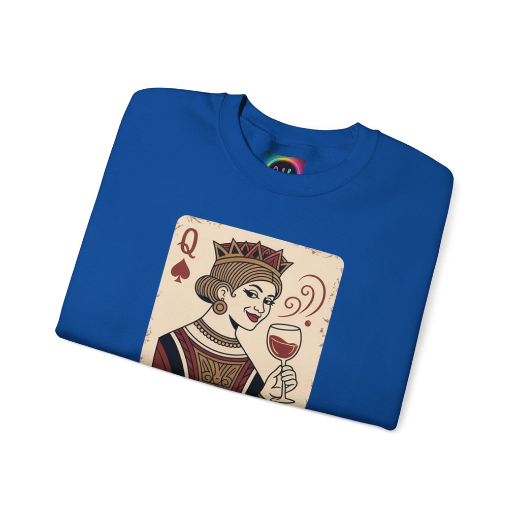 AI Queen "ROYAL ALGORITHM"  Unisex Heavy Blend Crewneck Sweatshirt