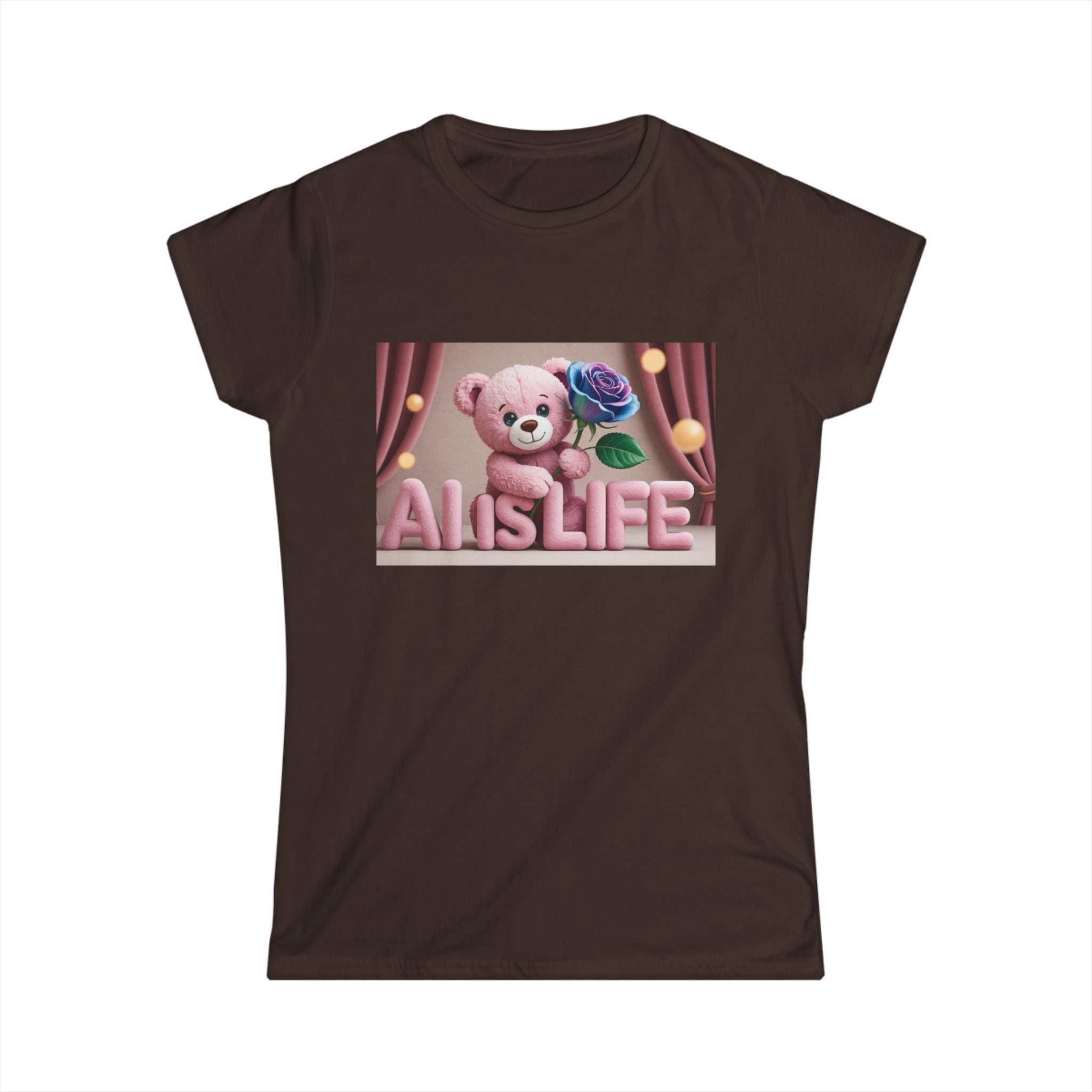 AI IS LIFE  "CUTE CIRCUIT" Women's Softstyle Tee