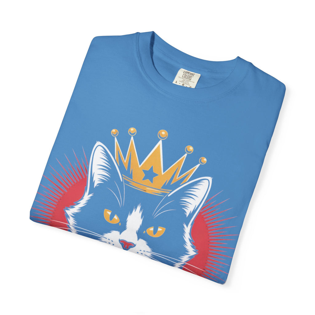 AI king ""Glitch Monarch"" Garment-Dyed T-shirt (Men)