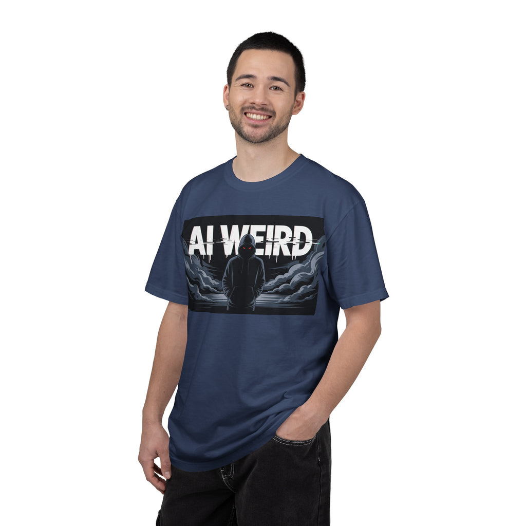 AI WEIRD – “DARK DATA ENTITY” Unisex Garment-Dyed T-shirt