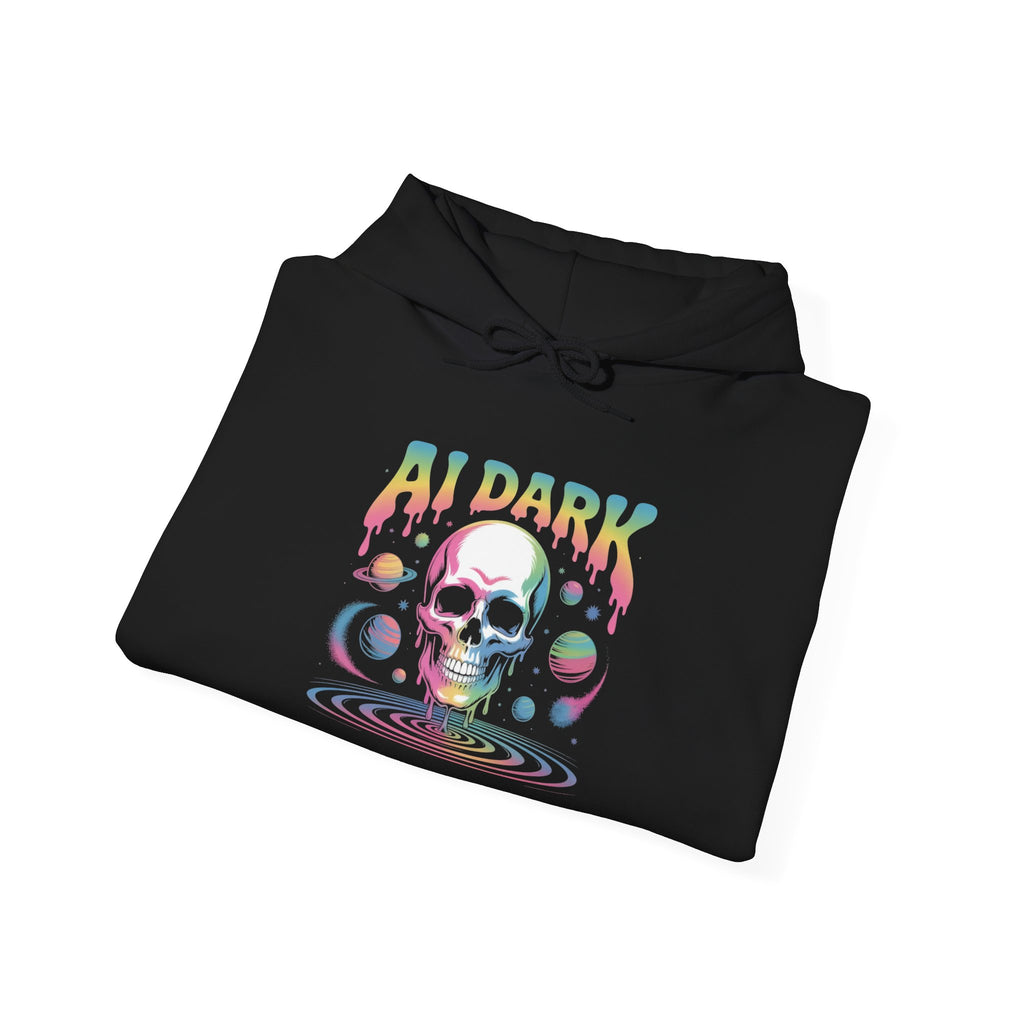 AI DARK “Death of Data” Unisex Heavy Blend™ Hooded Sweatshirt