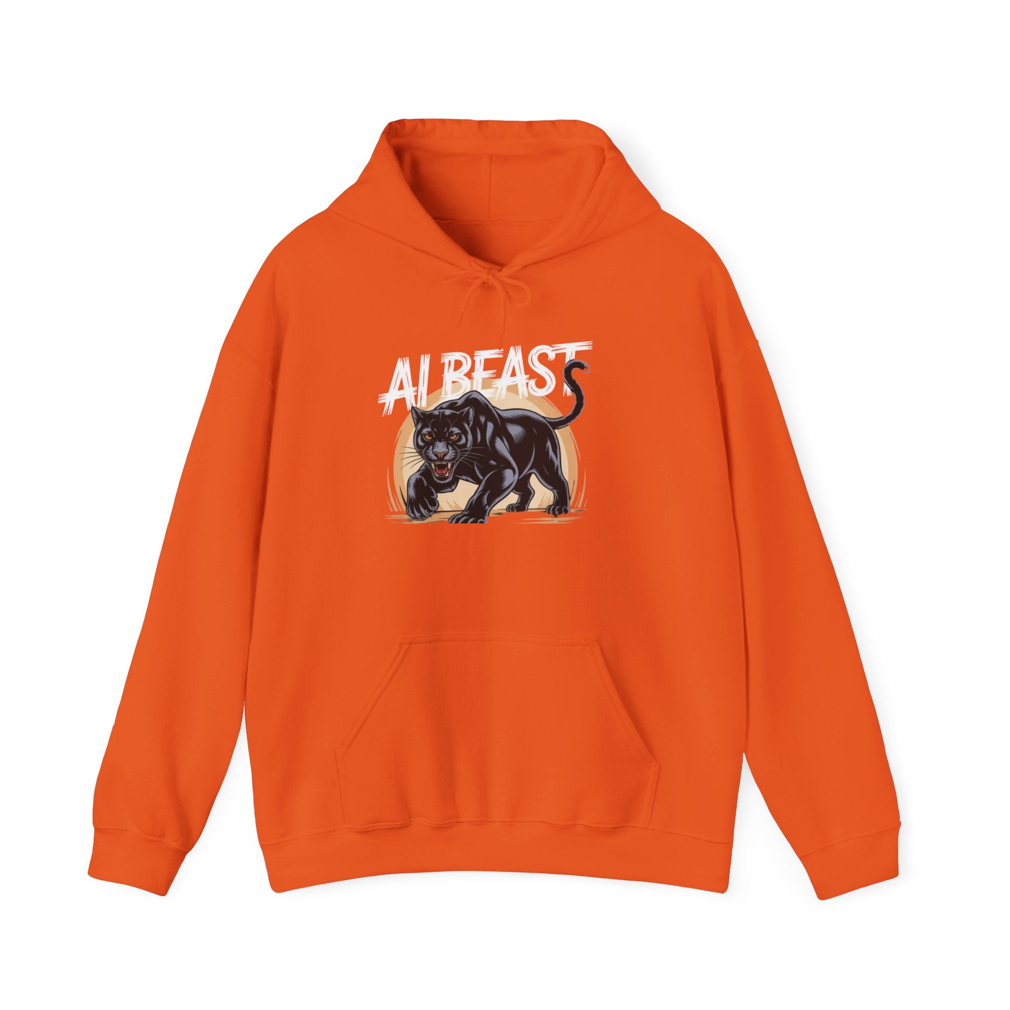 AI BEAST "Midnight Matrix" Unisex Heavy Blend™ Hooded Sweatshirt