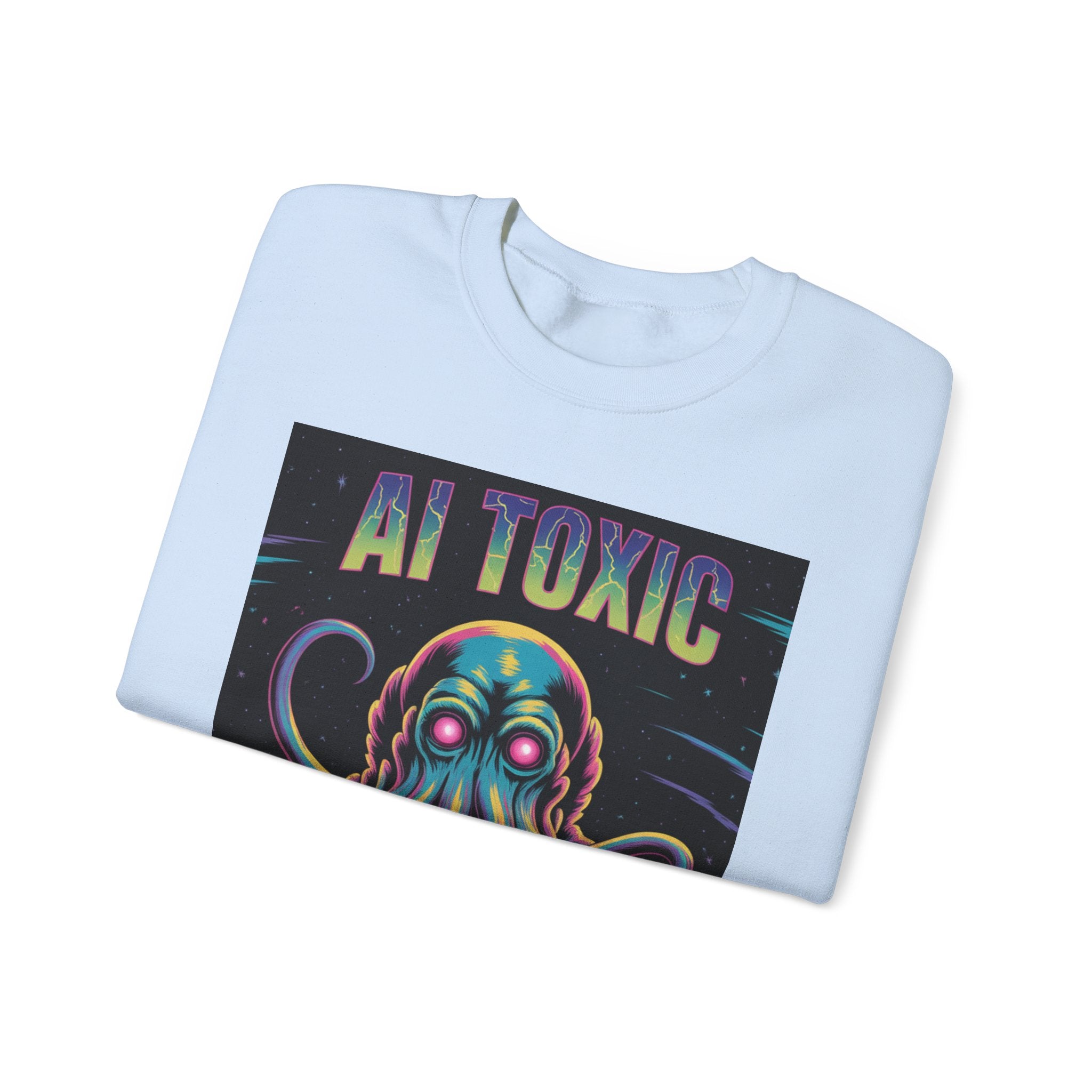 AI TOXIC  "Data Overlord" Unisex Heavy Blend™ Crewneck Sweatshirt
