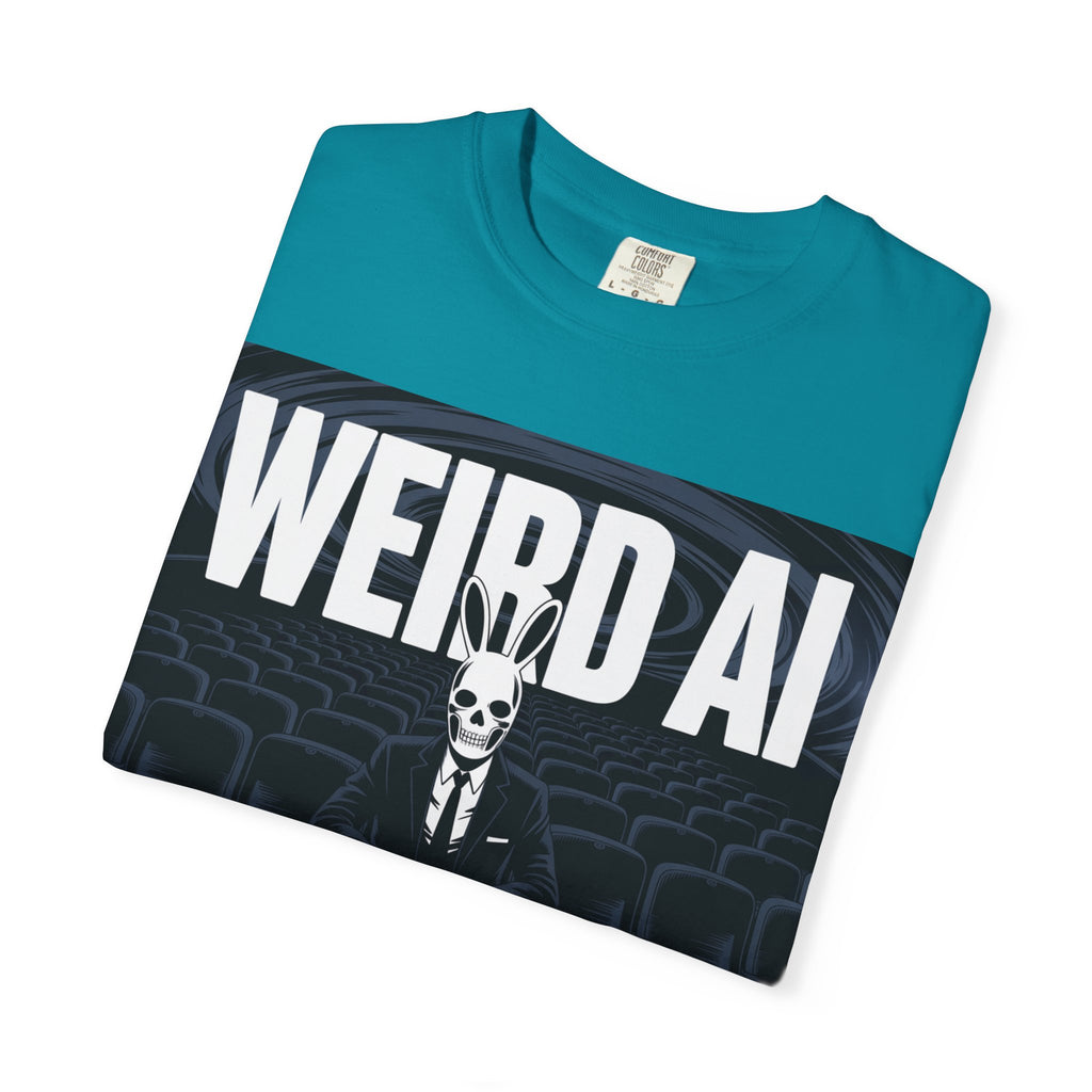 WEIRD AI  " Backrooms Theater " Unisex Garment-Dyed T-shirt