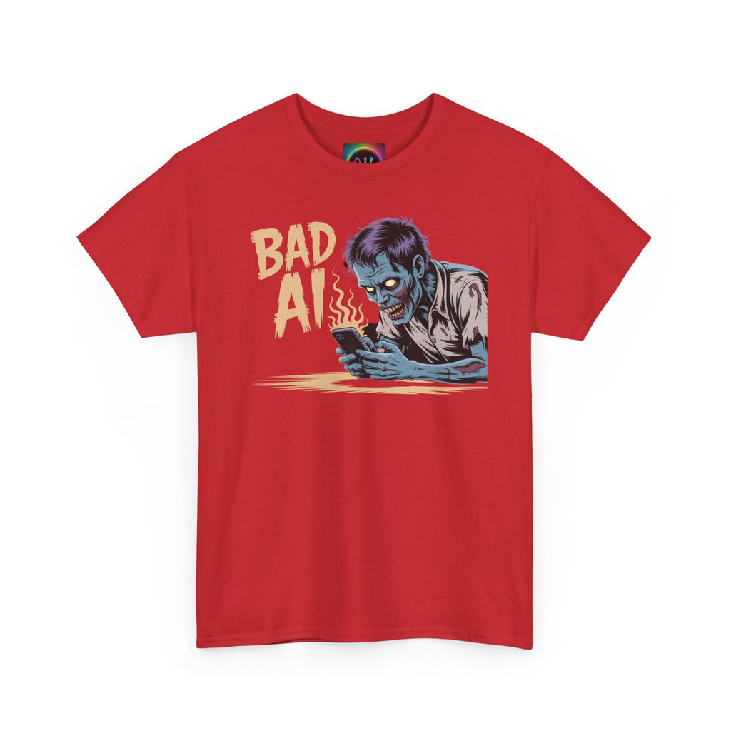 Bad AI "ZOMBIE SCROLL" Unisex Heavy Blend™ Graphic Tee