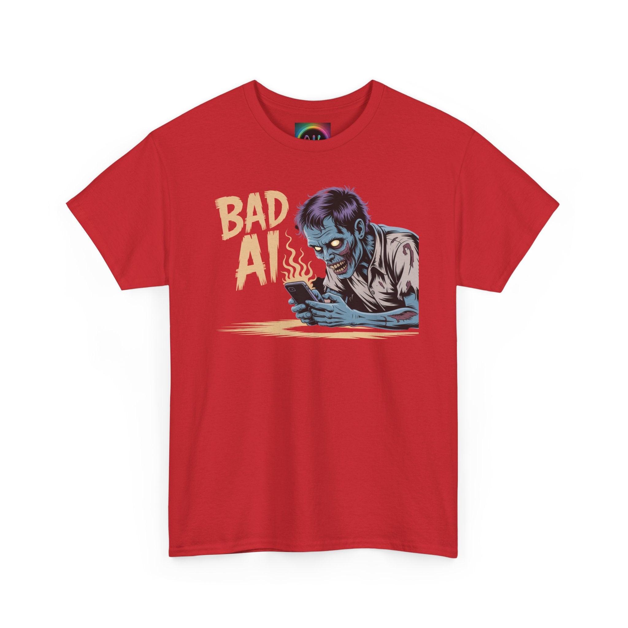 Bad AI "ZOMBIE SCROLL" Unisex Heavy Blend™ Graphic Tee