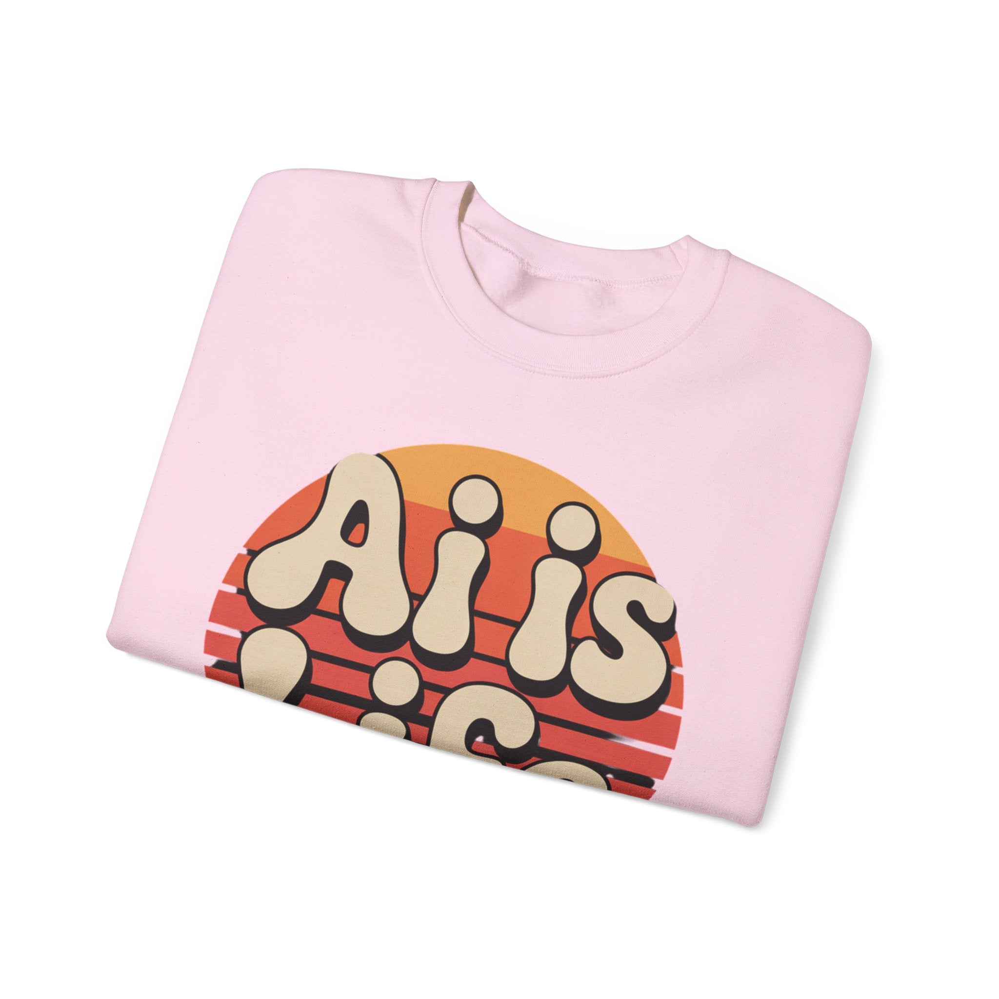 AI is Life "SUNSET CIRCUITRY" Unisex Heavy Blend™ Crewneck Sweatshirt