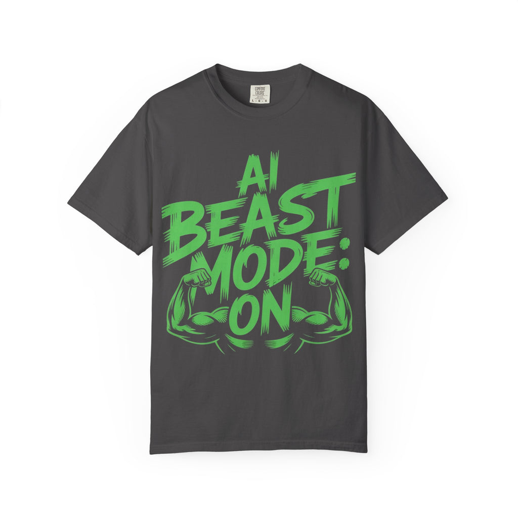 AI BEAST MODE: ON “DIGITAL HULK ENERGY” Unisex Garment-Dyed T-shirt