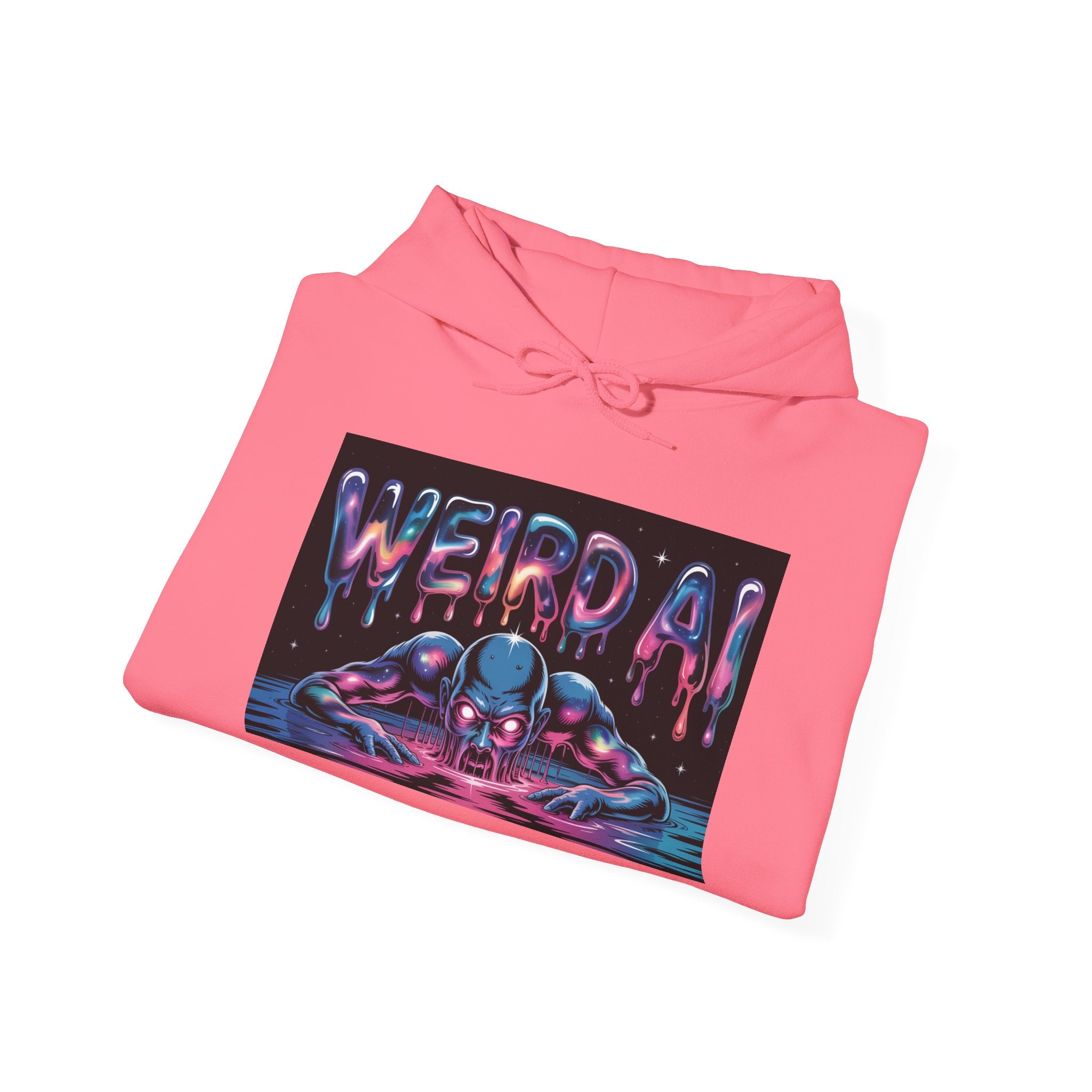 WEIRD AI  " Meltdown Matrix "  Unisex Heavy Blend™ Hoodie