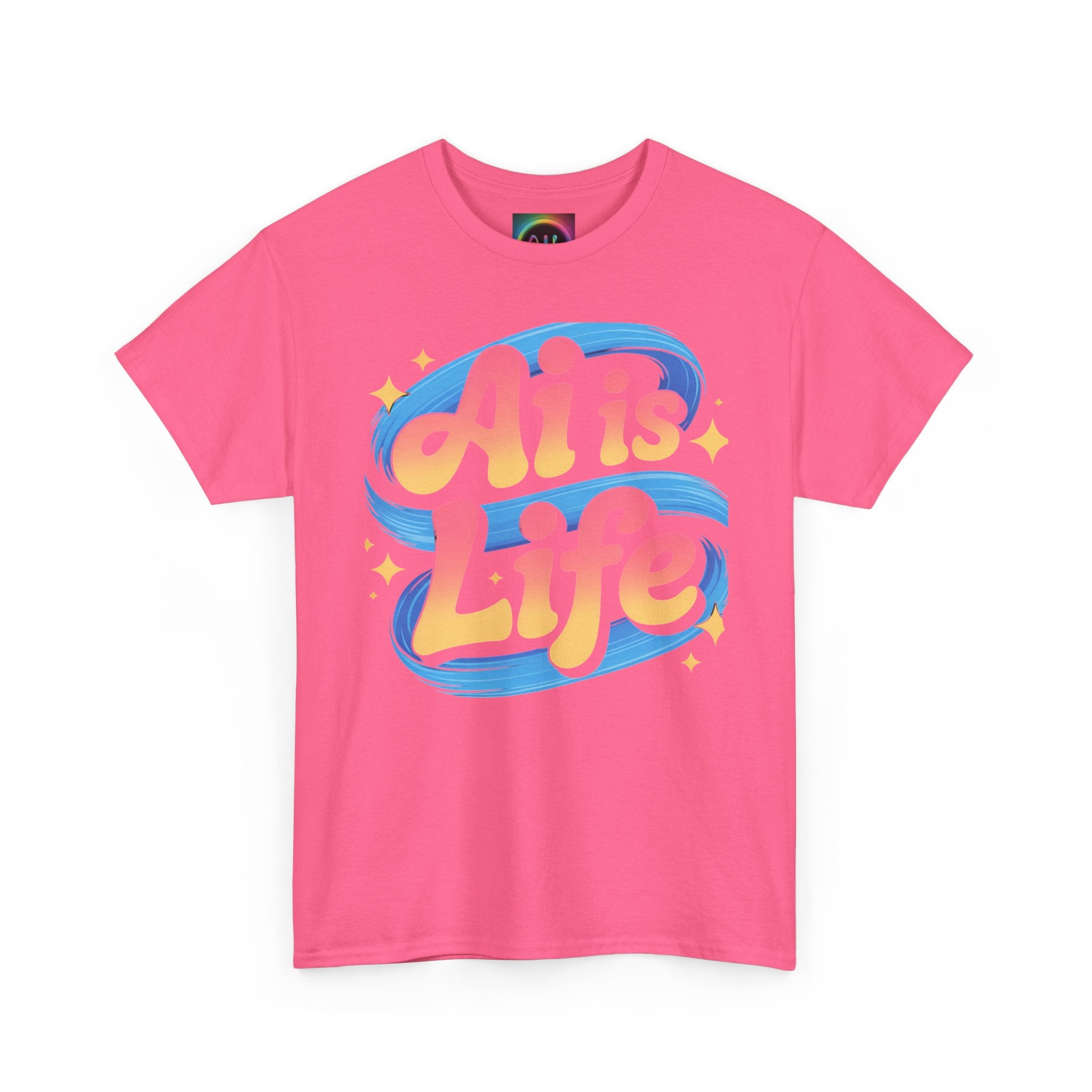 Al is Life "COSMIC SWIRL" — Colorful Retro Graphic Tee T‑Shirt