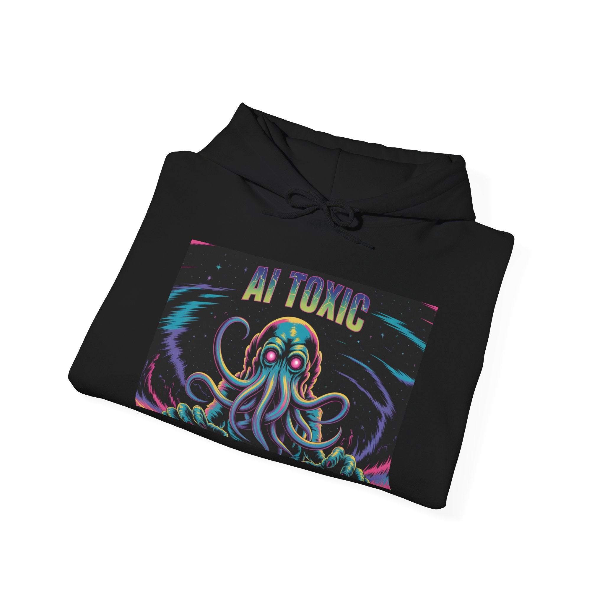 AI TOXIC  "Data  Overlord" Unisex Heavy Blend™ Hooded Sweatshirt