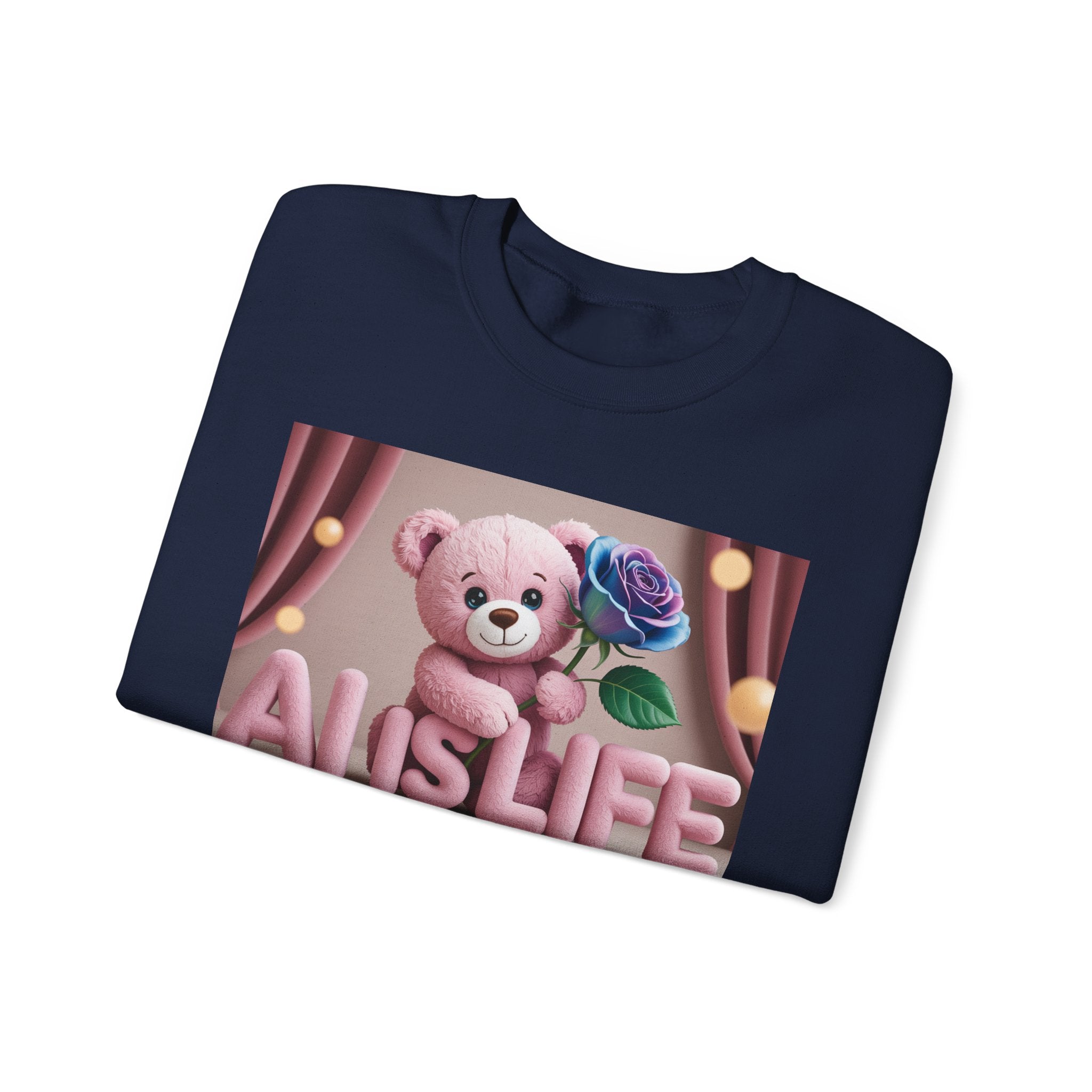 AI IS LIFE  "CUTE CIRCUIT" Unisex Heavy Blend™ Crewneck Sweatshirt