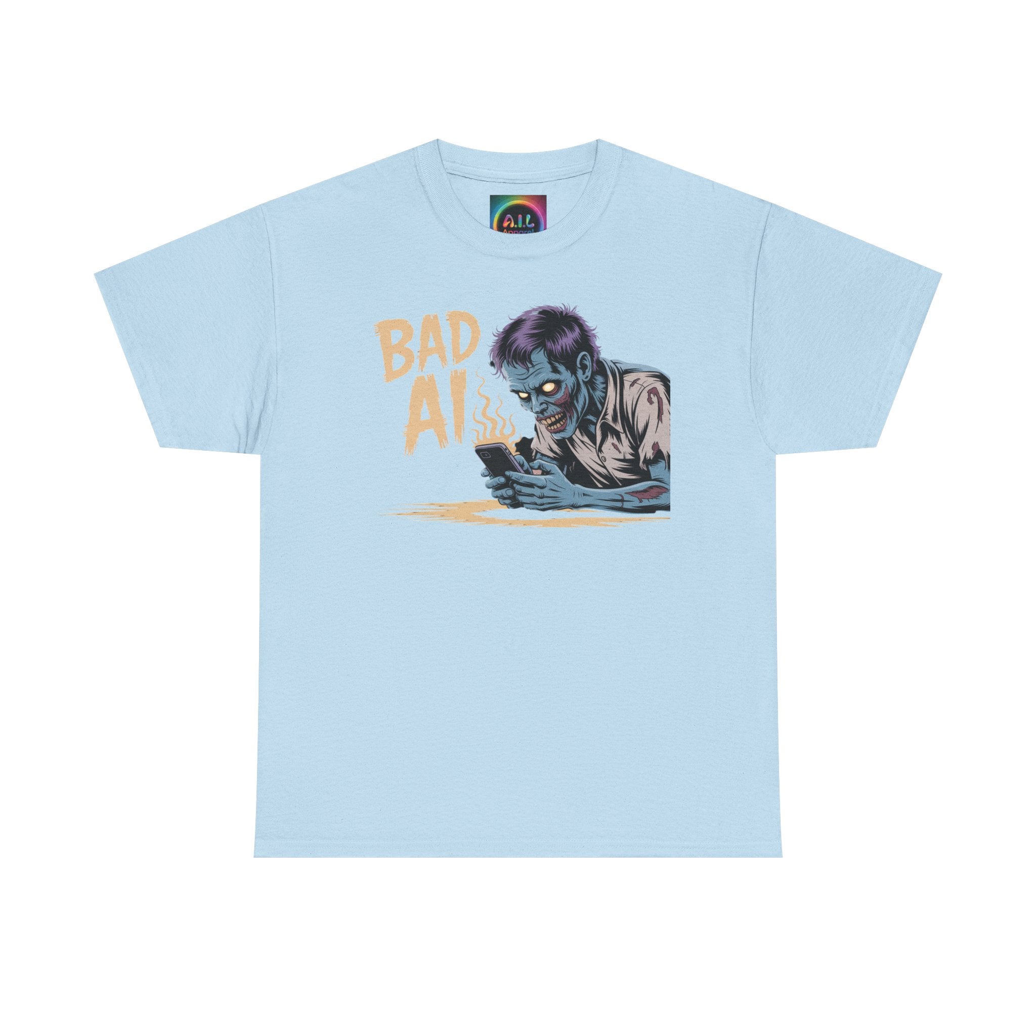 Bad AI "ZOMBIE SCROLL" Unisex Heavy Blend™ Graphic Tee