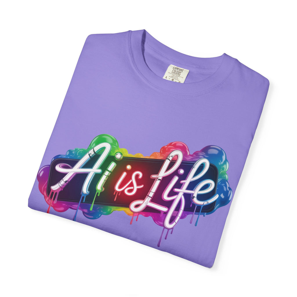 AI is LIFE  “PipeDream Intelligence”  Heavy Blend™ Crewneck T-Shirt